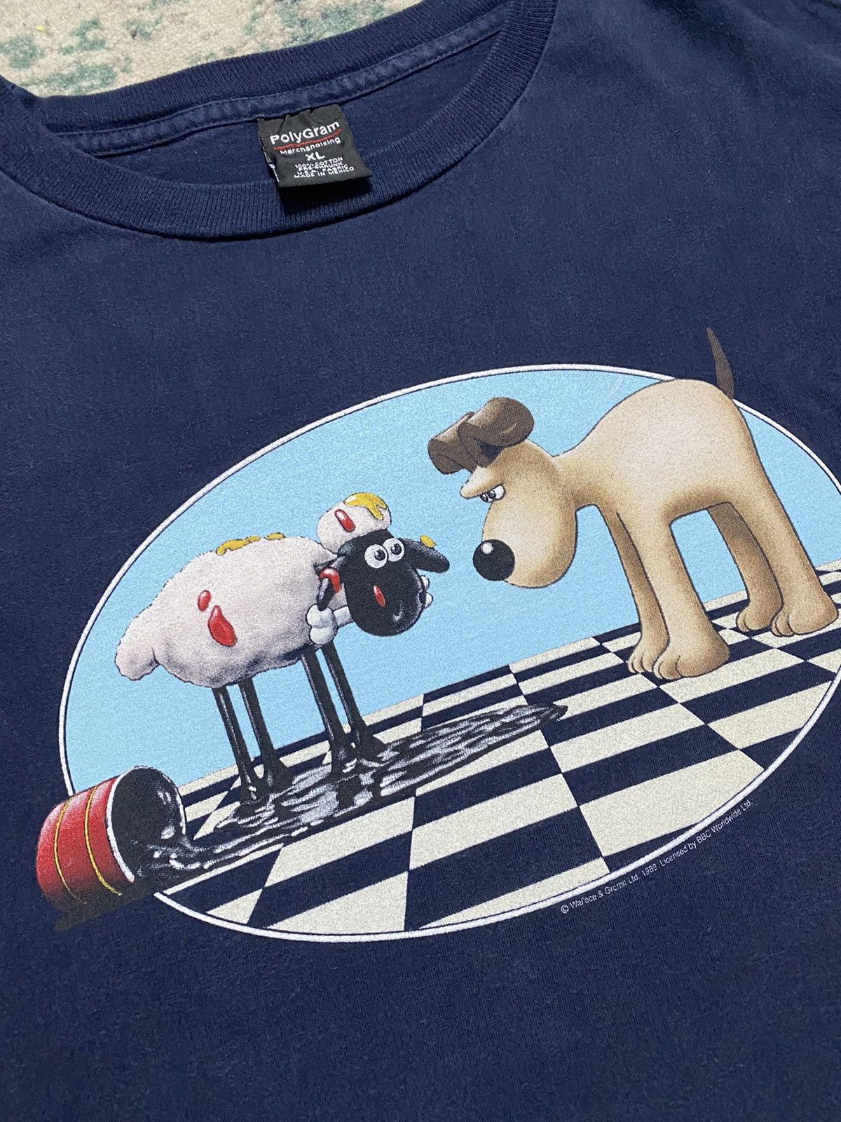 Cartoon Network × Vintage Vintage Wallace & Gromit Graphic Shirt Size US XL / EU 56 / 4 - 1 Thumbnail