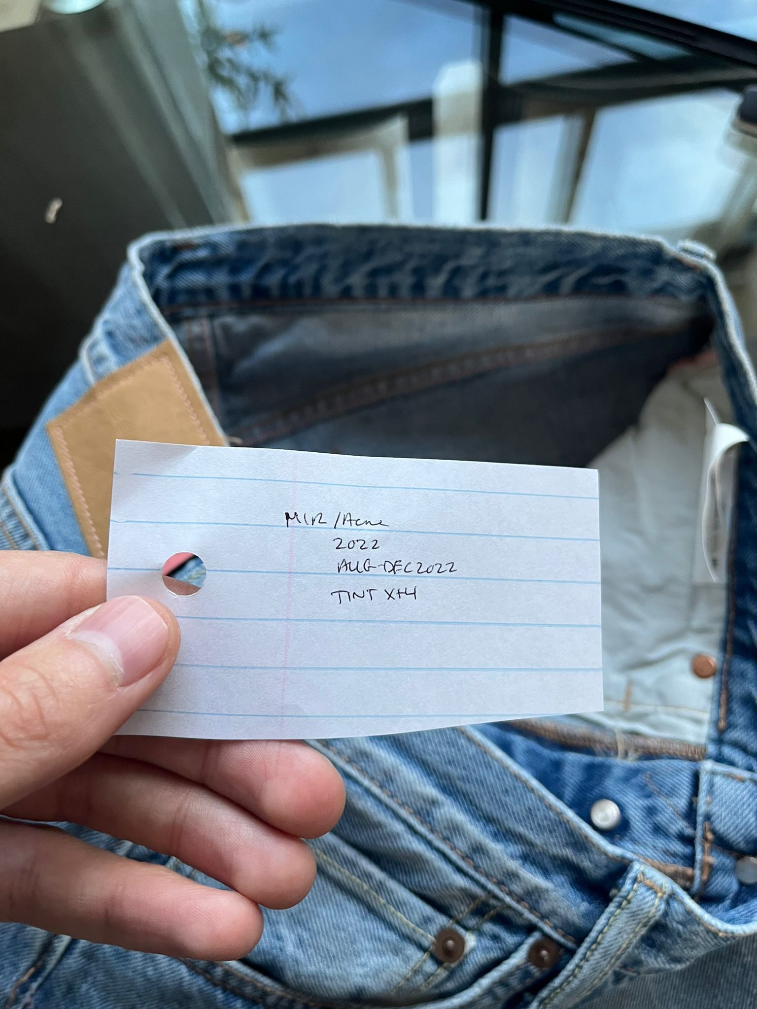Acne Studios 1996 Denim in Light Blue Size US 31 - 16 Thumbnail