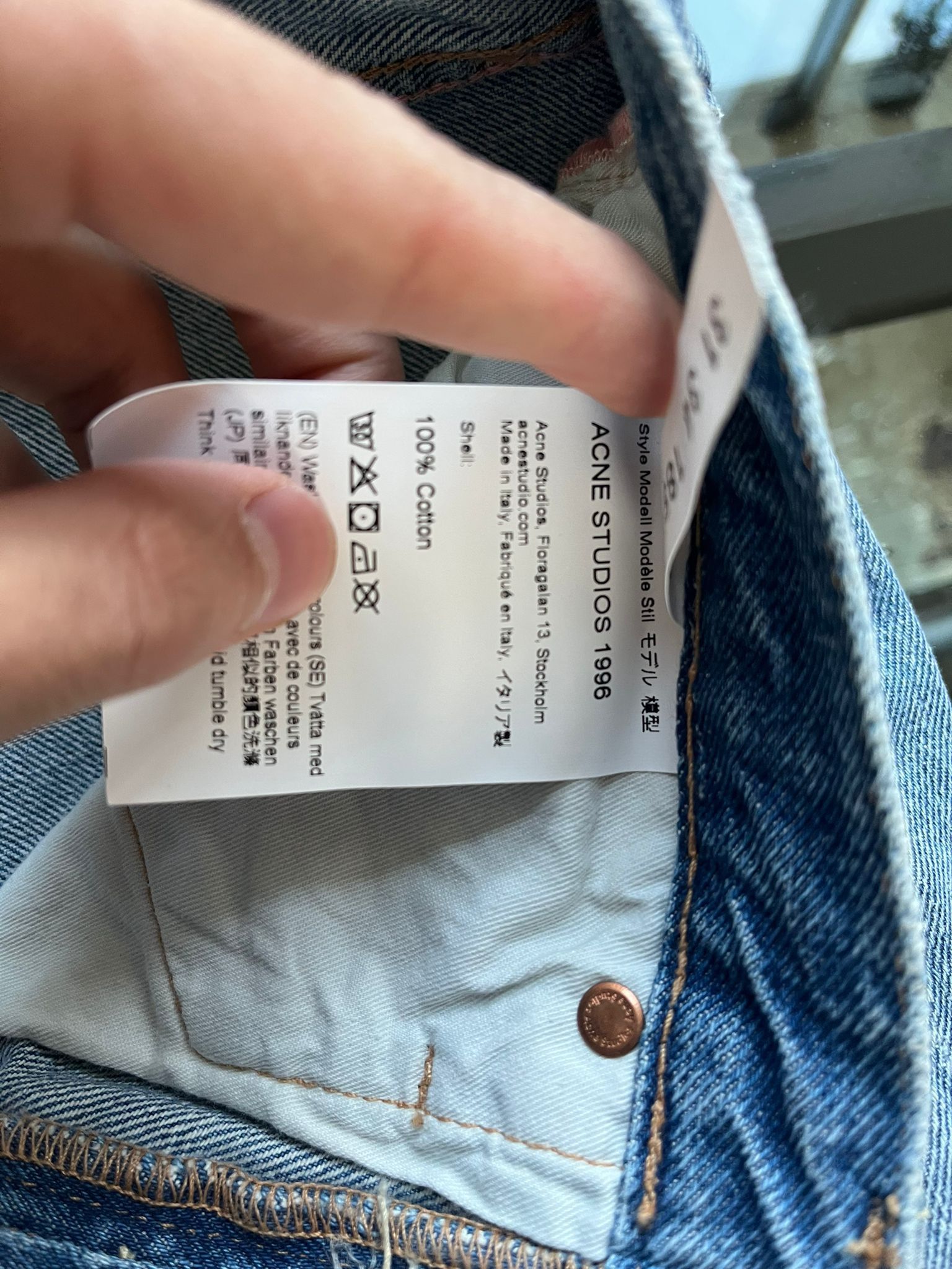 Acne Studios 1996 Denim in Light Blue Size US 31 - 15 Thumbnail