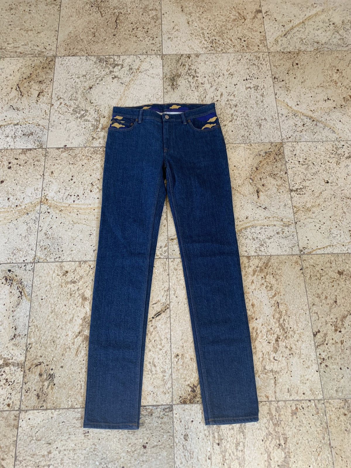 Acne Studios Denim With Print on Dark Vintage Size US 31 - 3 Thumbnail