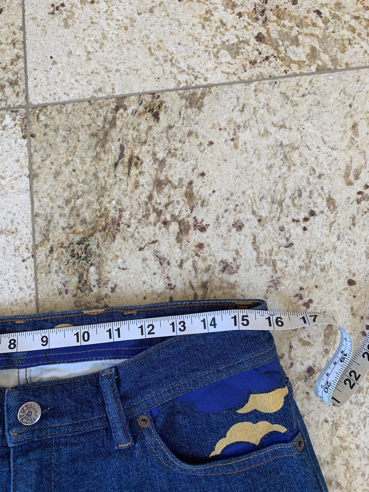 Acne Studios Denim With Print on Dark Vintage Size US 31 - 11 Thumbnail