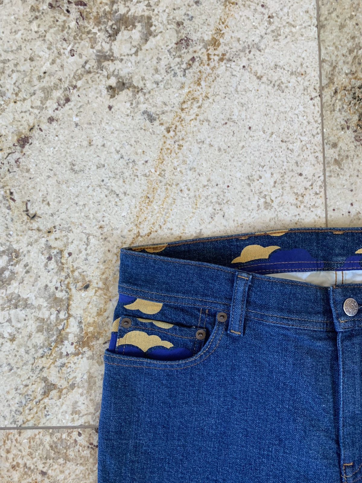 Acne Studios Denim With Print on Dark Vintage Size US 31 - 6 Thumbnail