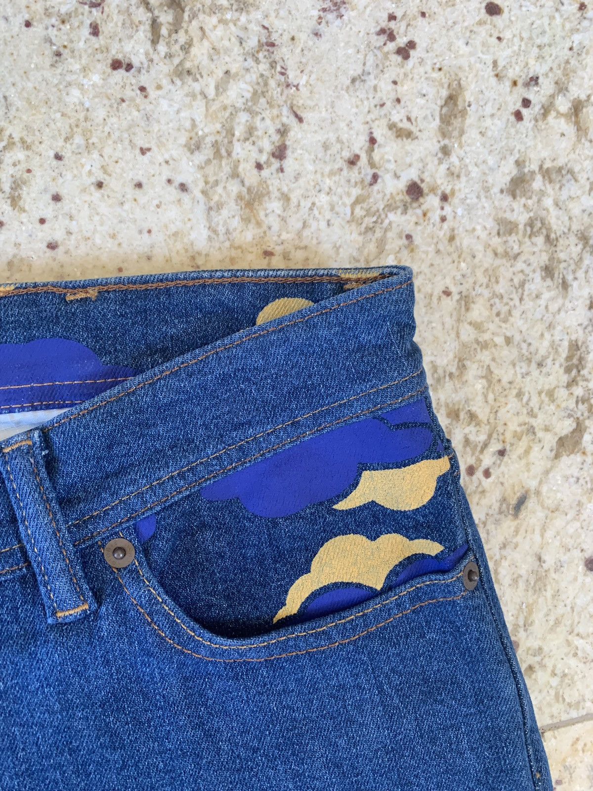 Acne Studios Denim With Print on Dark Vintage Size US 31 - 7 Thumbnail