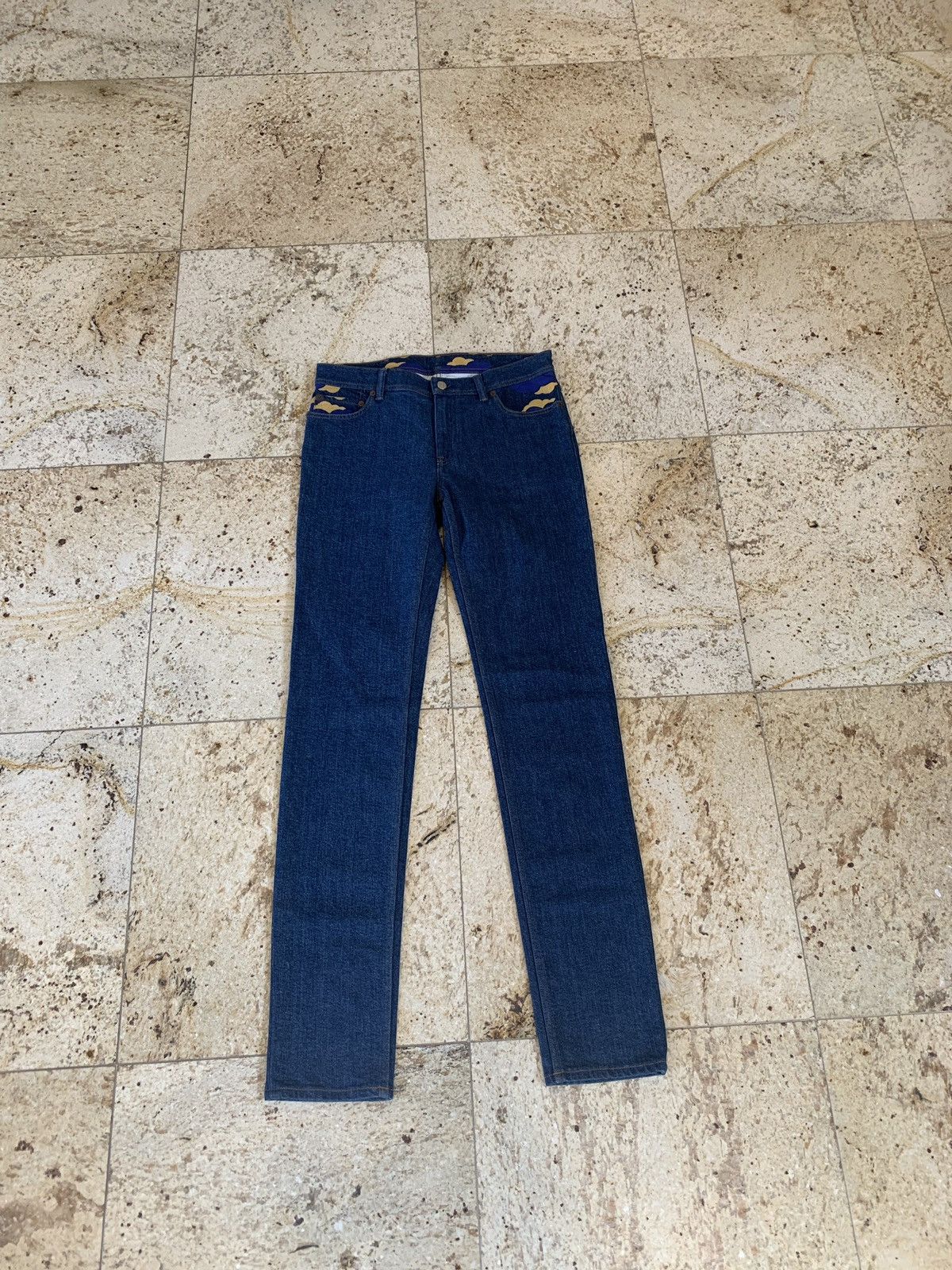 Acne Studios Denim With Print on Dark Vintage Size US 31 - 1 Thumbnail