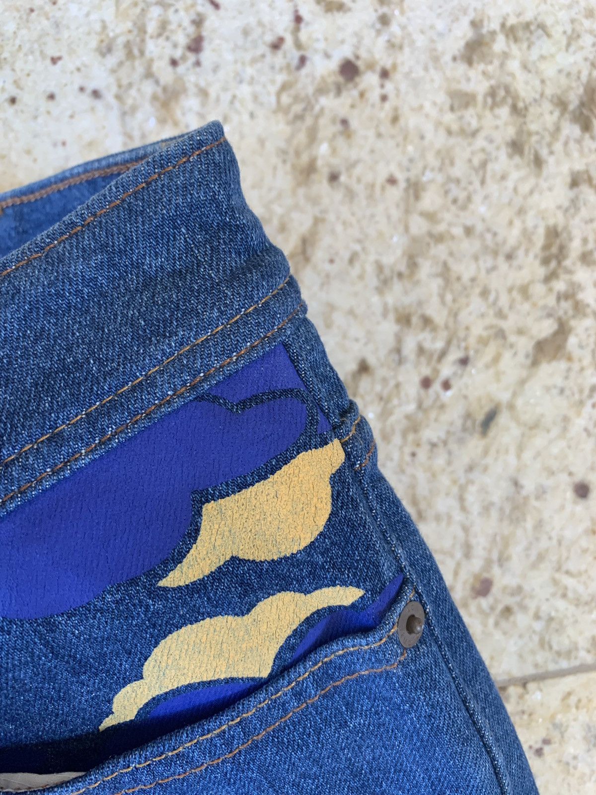 Acne Studios Denim With Print on Dark Vintage Size US 31 - 9 Thumbnail