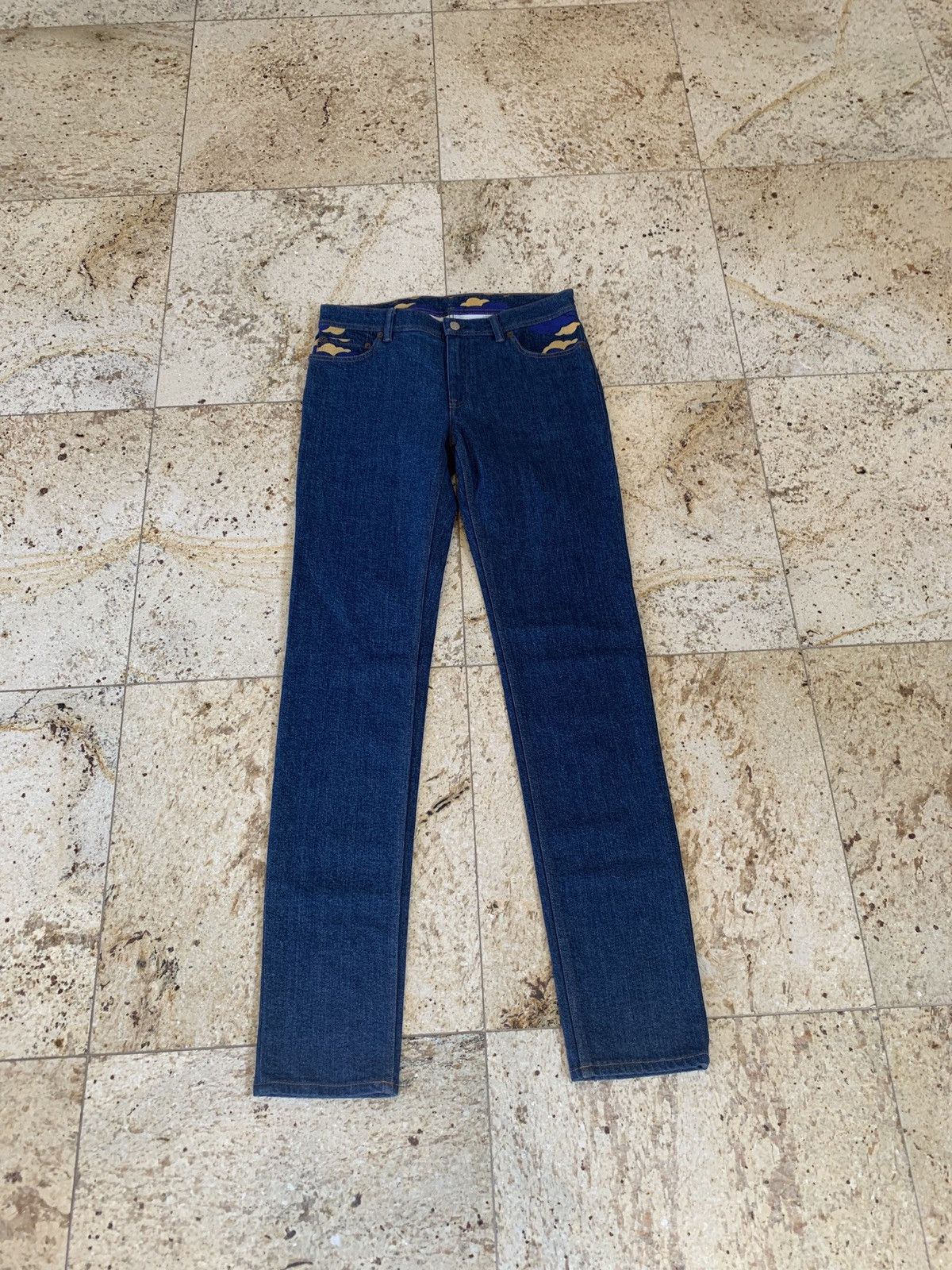 Acne Studios Denim With Print on Dark Vintage Size US 31 - 2 Thumbnail