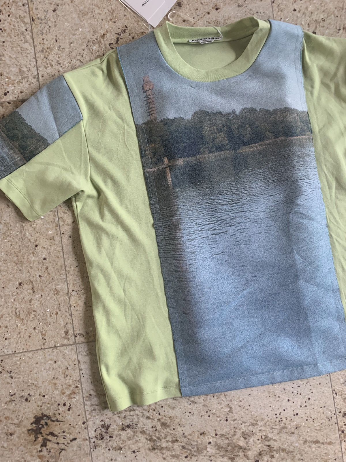 Acne Studios FN-MN-TSHIR000064 in Neoprene Lake Print Size US S / EU 44-46 / 1 - 3 Thumbnail
