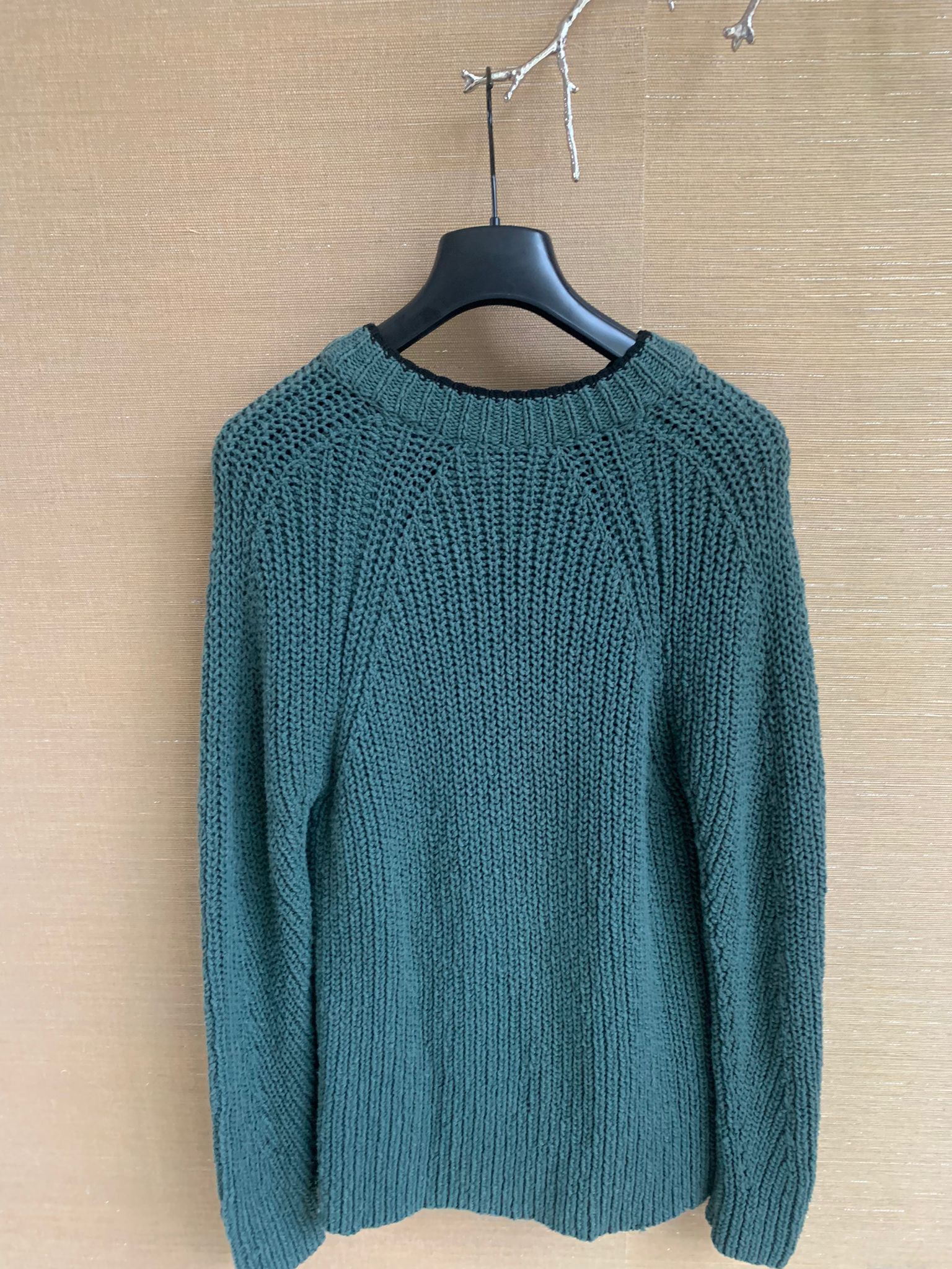 Acne Studios PSS17 Kenan Contrast Knitwear in Green Size US S / EU 44-46 / 1 - 13 Thumbnail