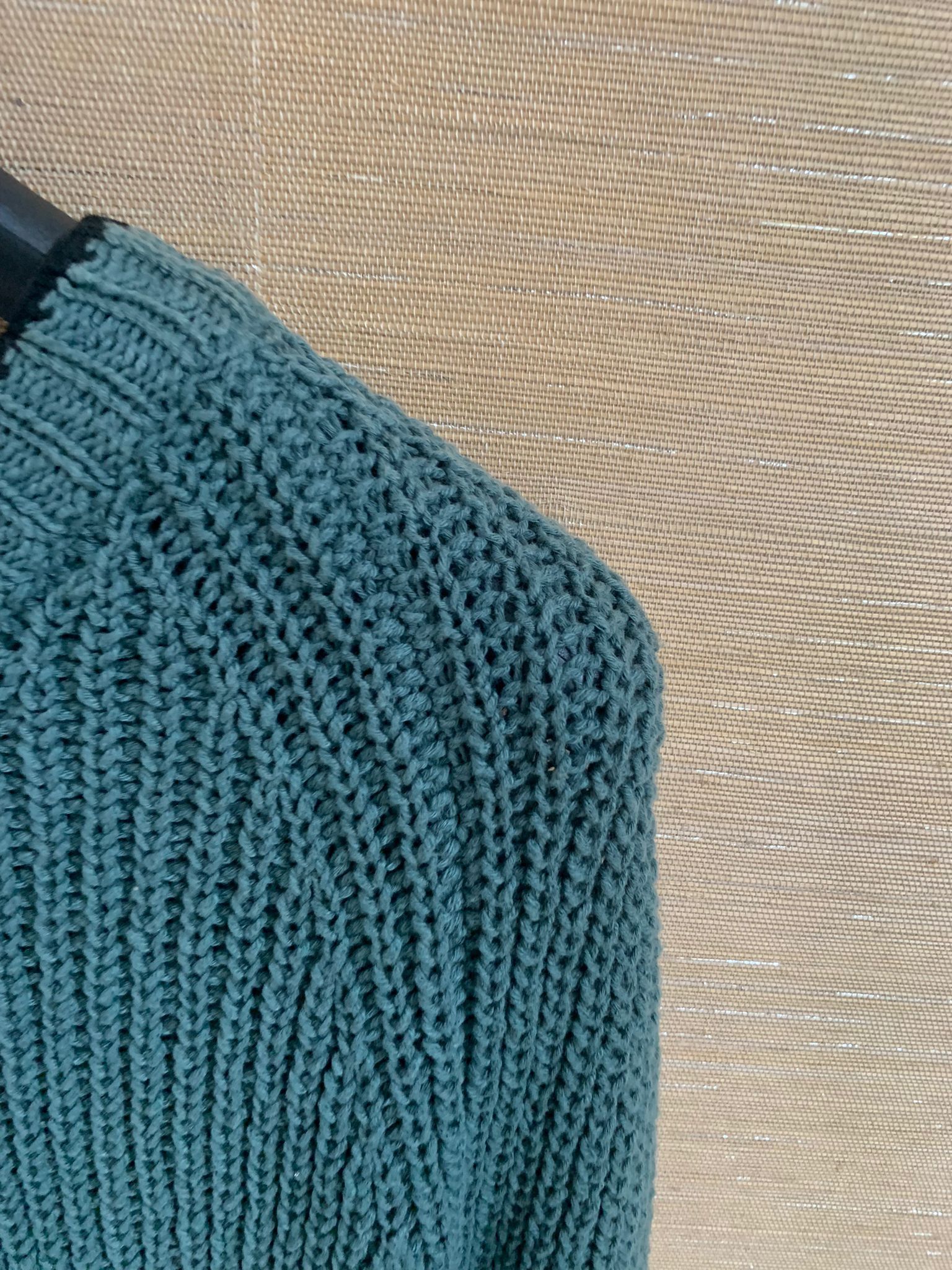 Acne Studios PSS17 Kenan Contrast Knitwear in Green Size US S / EU 44-46 / 1 - 8 Thumbnail