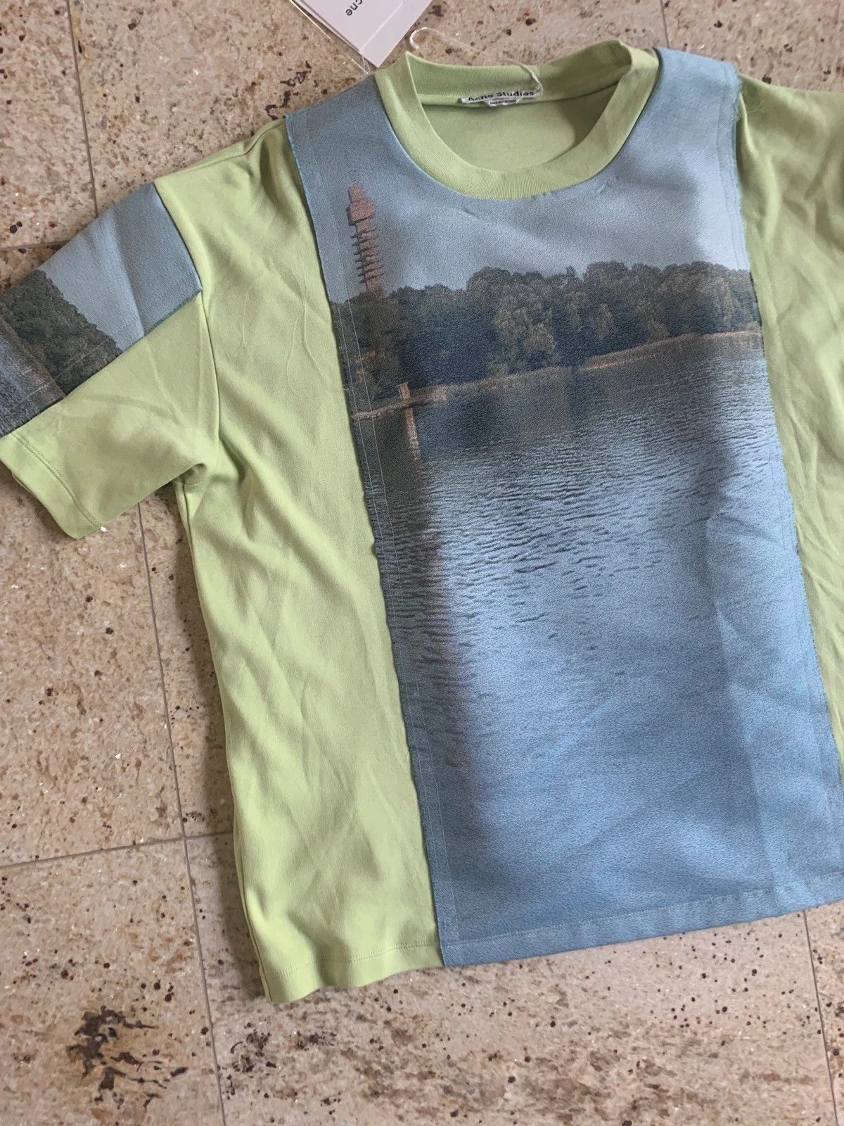 Acne Studios FN-MN-TSHIR000064 in Neoprene Lake Print Size US M / EU 48-50 / 2 - 3 Thumbnail