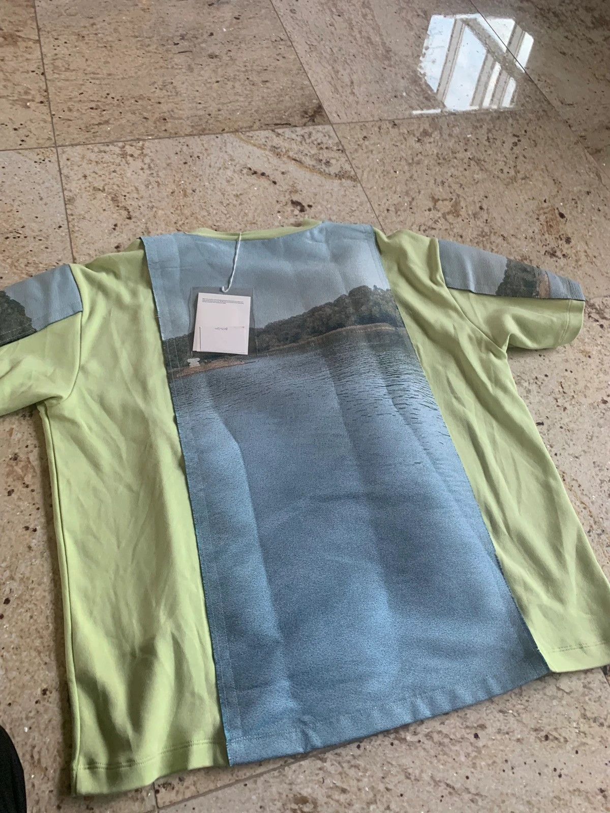 Acne Studios FN-MN-TSHIR000064 in Neoprene Lake Print Size US M / EU 48-50 / 2 - 11 Thumbnail