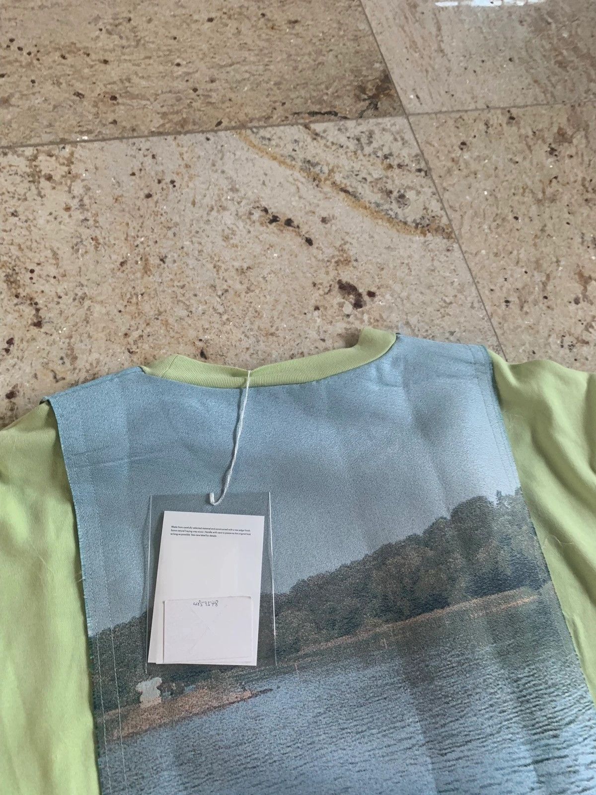 Acne Studios FN-MN-TSHIR000064 in Neoprene Lake Print Size US M / EU 48-50 / 2 - 10 Thumbnail
