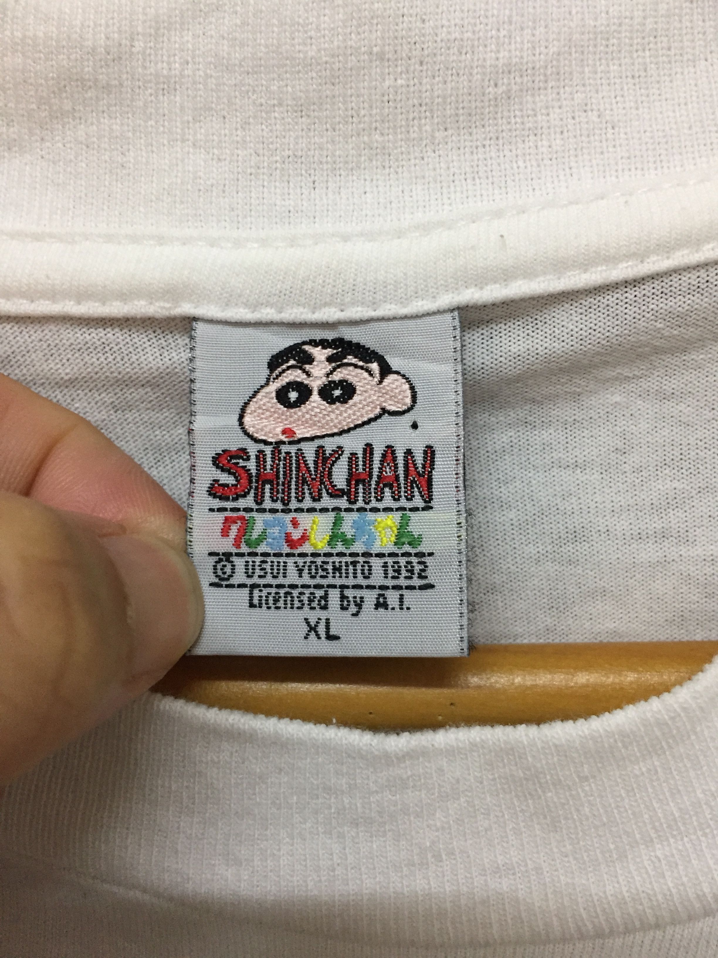 Anime 1992 Crayon Shin-chan tee Size US M / EU 48-50 / 2 - 6 Thumbnail