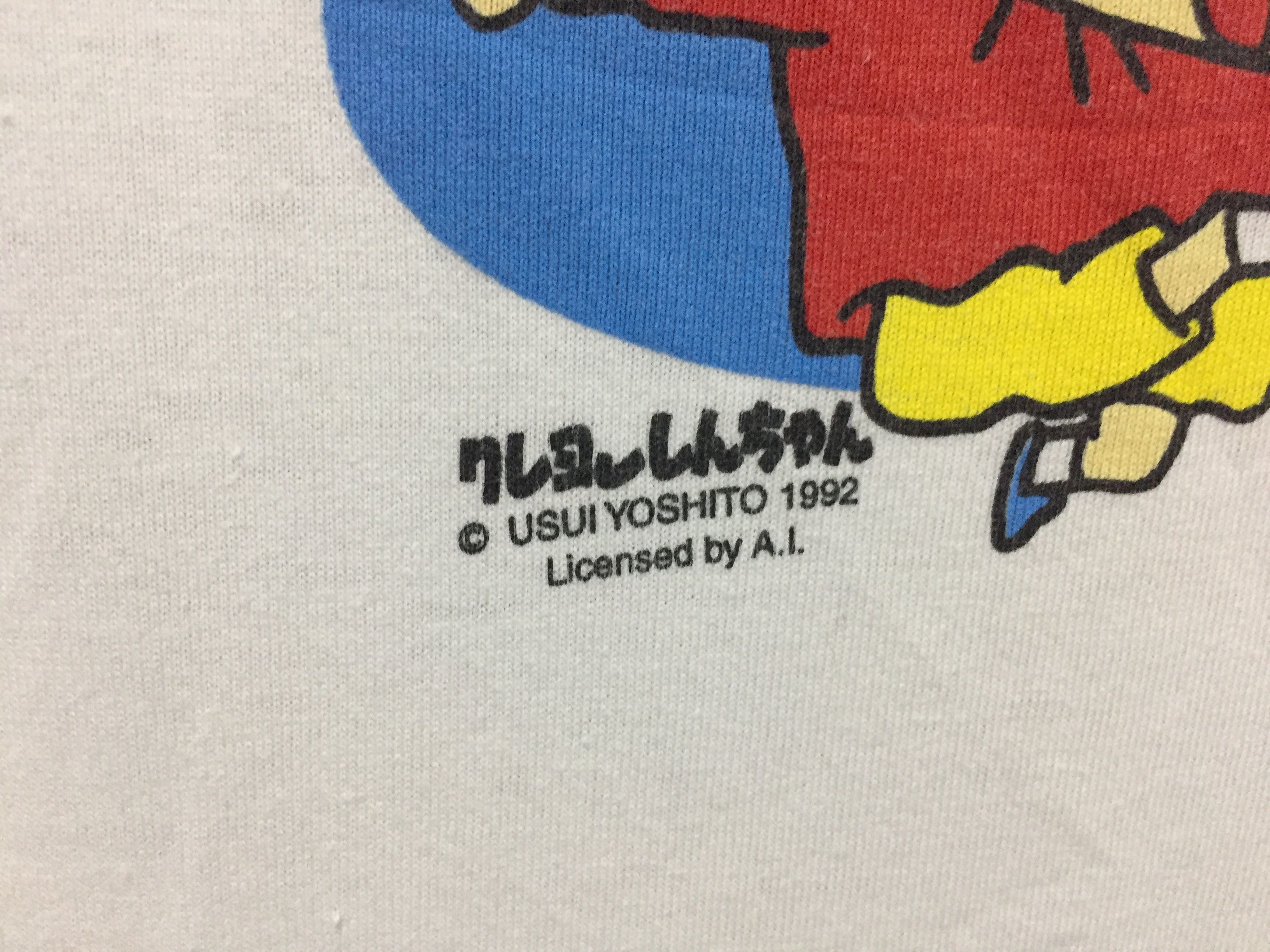 Anime 1992 Crayon Shin-chan tee Size US M / EU 48-50 / 2 - 5 Thumbnail