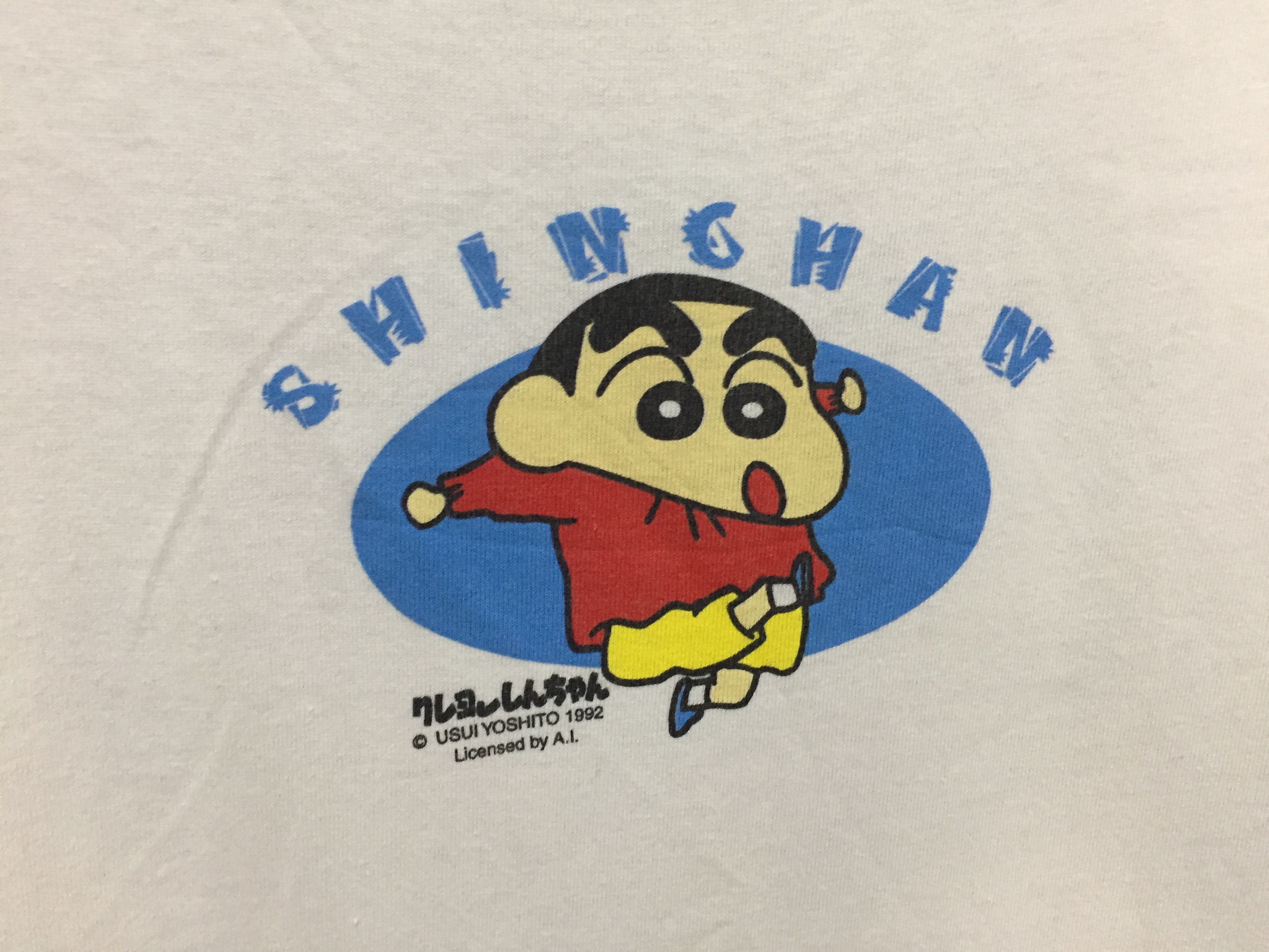 Anime 1992 Crayon Shin-chan tee Size US M / EU 48-50 / 2 - 4 Thumbnail