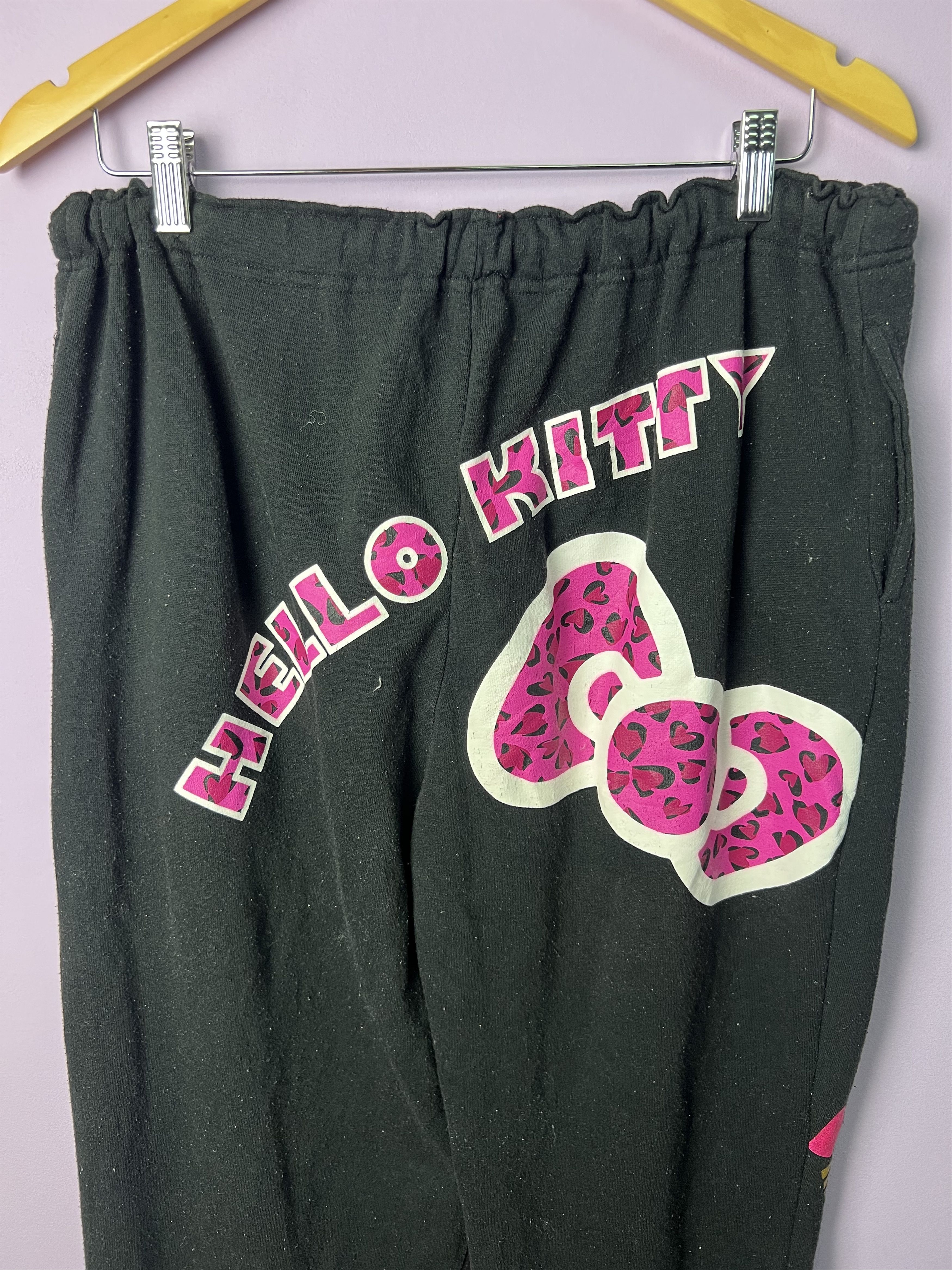 Cartoon Network 🔥Rare Hello Kitty Sweatpants Jogger Size US 38 / EU 54 - 10 Thumbnail