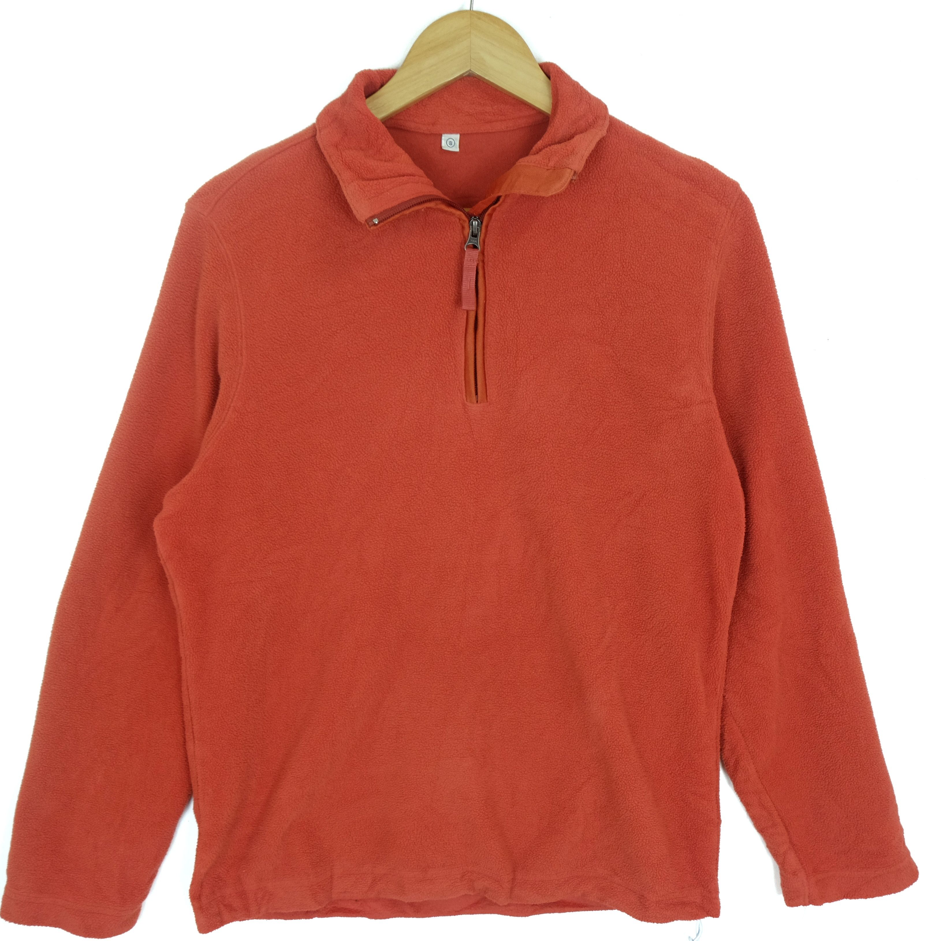Japanese Brand × Uniqlo Vintage 2000's UNIQLO Orange Jumper Sweatshirt Size US S / EU 44-46 / 1 - 2 Thumbnail