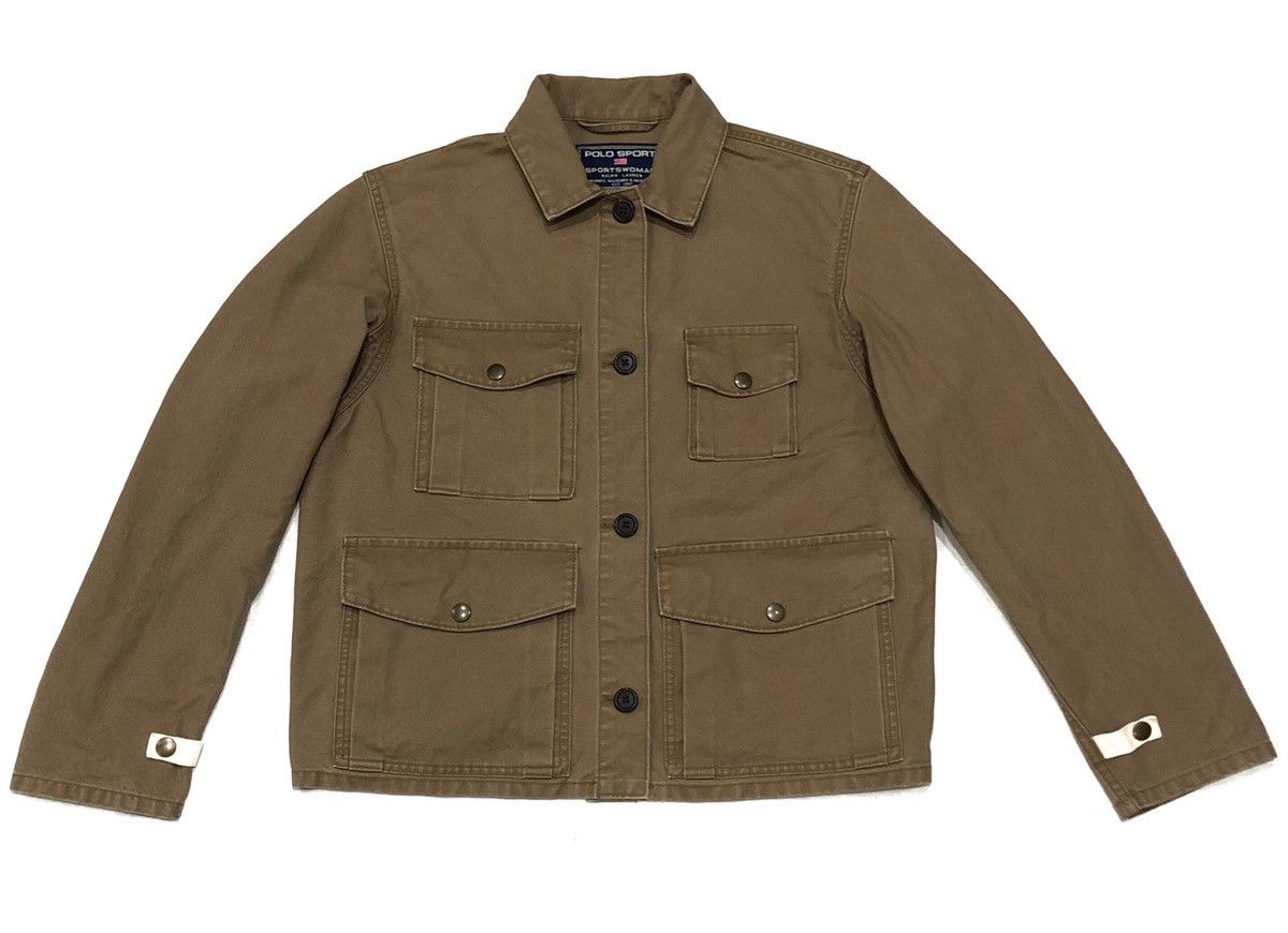 Polo Ralph Lauren Vintage Polo Sport Safari Cropped Jacket Women Size M / US 6-8 / IT 42-44 - 5 Thumbnail