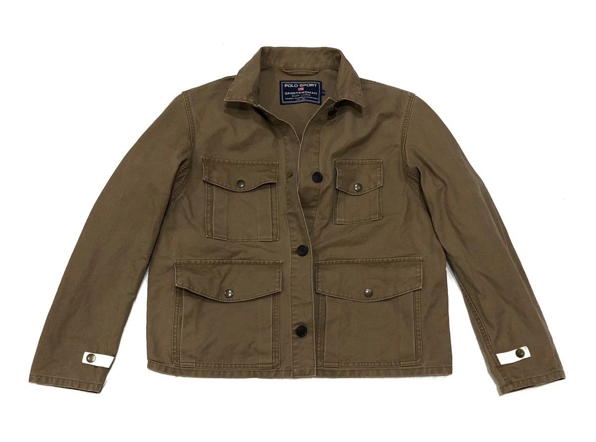 Polo Ralph Lauren Vintage Polo Sport Safari Cropped Jacket Women Size M / US 6-8 / IT 42-44 - 7 Thumbnail