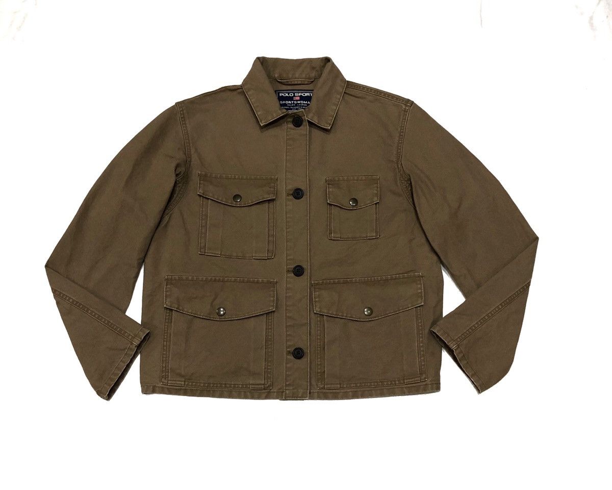 Polo Ralph Lauren Vintage Polo Sport Safari Cropped Jacket Women Size M / US 6-8 / IT 42-44 - 1 Thumbnail