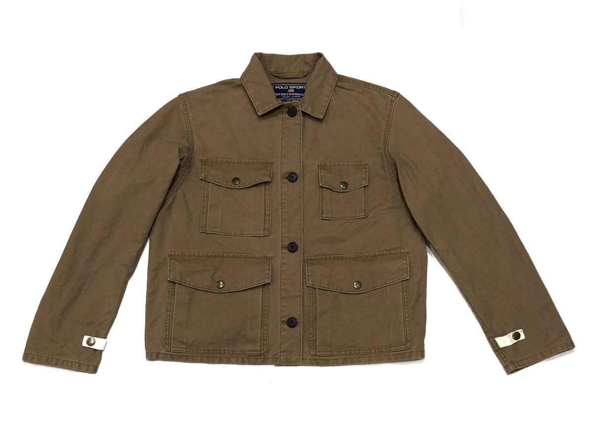 Polo Ralph Lauren Vintage Polo Sport Safari Cropped Jacket Women Size M / US 6-8 / IT 42-44 - 6 Thumbnail