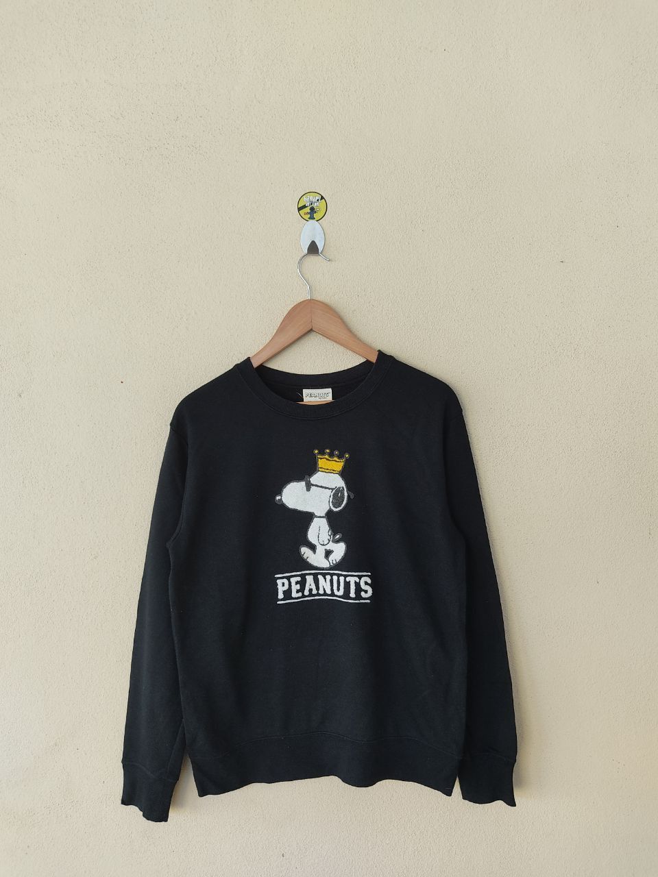 Peanuts × Vintage VINTAGE SNOOPY BLACK SWEATSHIRT Size US M / EU 48-50 / 2 - 1 Thumbnail