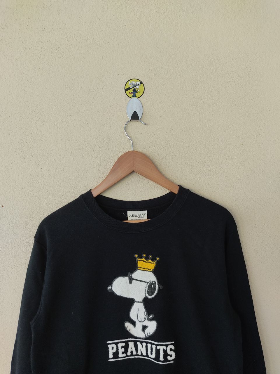 Peanuts × Vintage VINTAGE SNOOPY BLACK SWEATSHIRT Size US M / EU 48-50 / 2 - 2 Thumbnail
