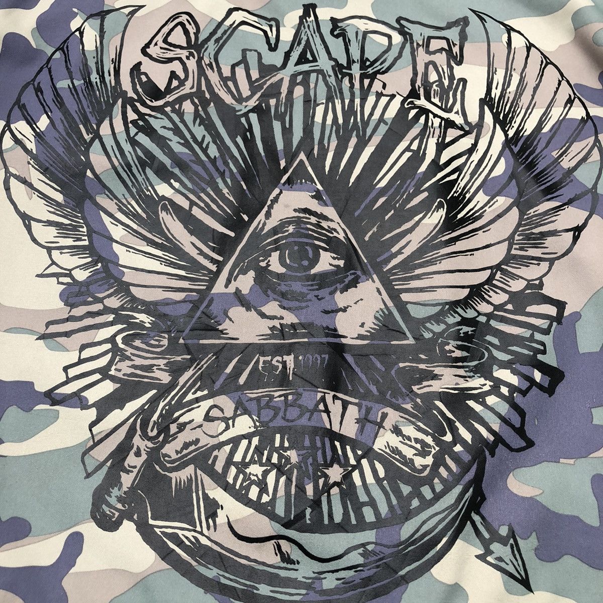 Japanese Brand Scape Outwear Original Sabbath Camo Jacket Size US M / EU 48-50 / 2 - 7 Thumbnail