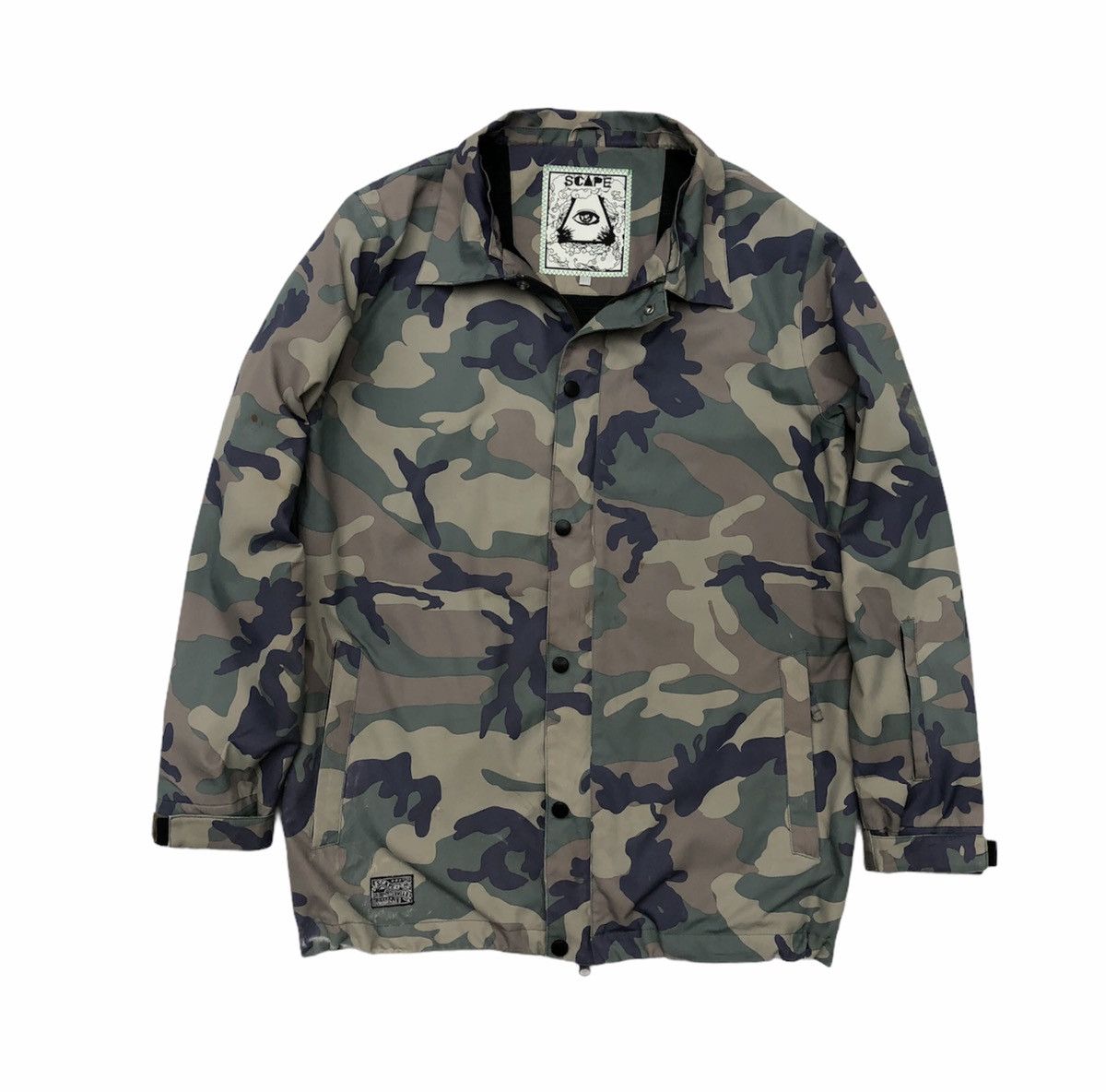Japanese Brand Scape Outwear Original Sabbath Camo Jacket Size US M / EU 48-50 / 2 - 2 Thumbnail