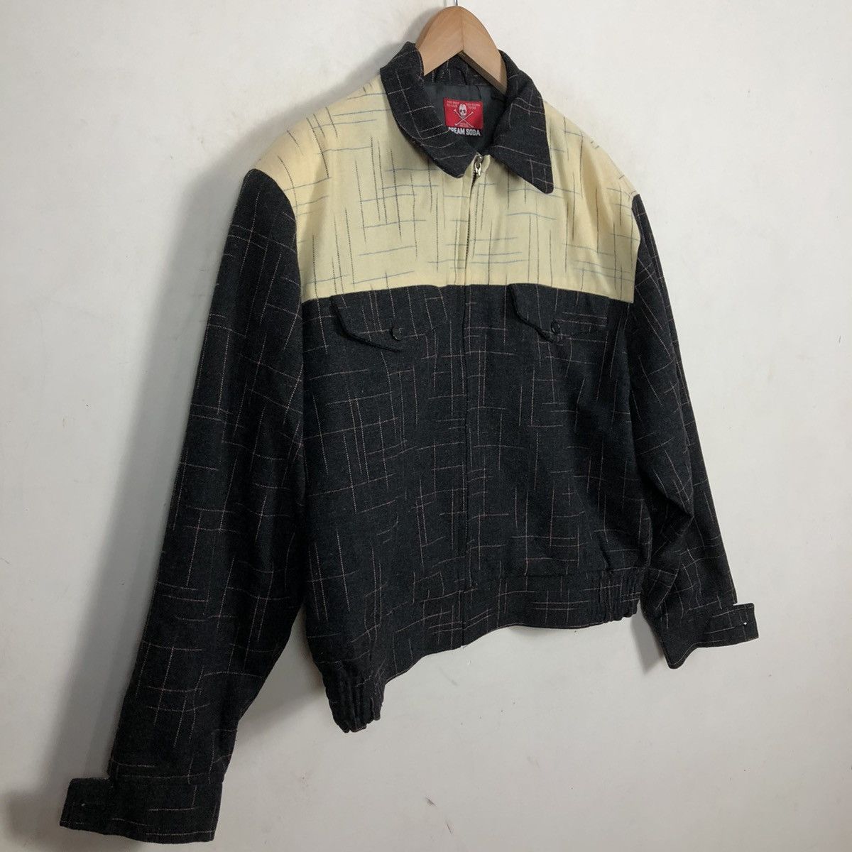 Japanese Brand VINTAGE ZIPPER JACKET CREAM SODA Size US M / EU 48-50 / 2 - 5 Thumbnail
