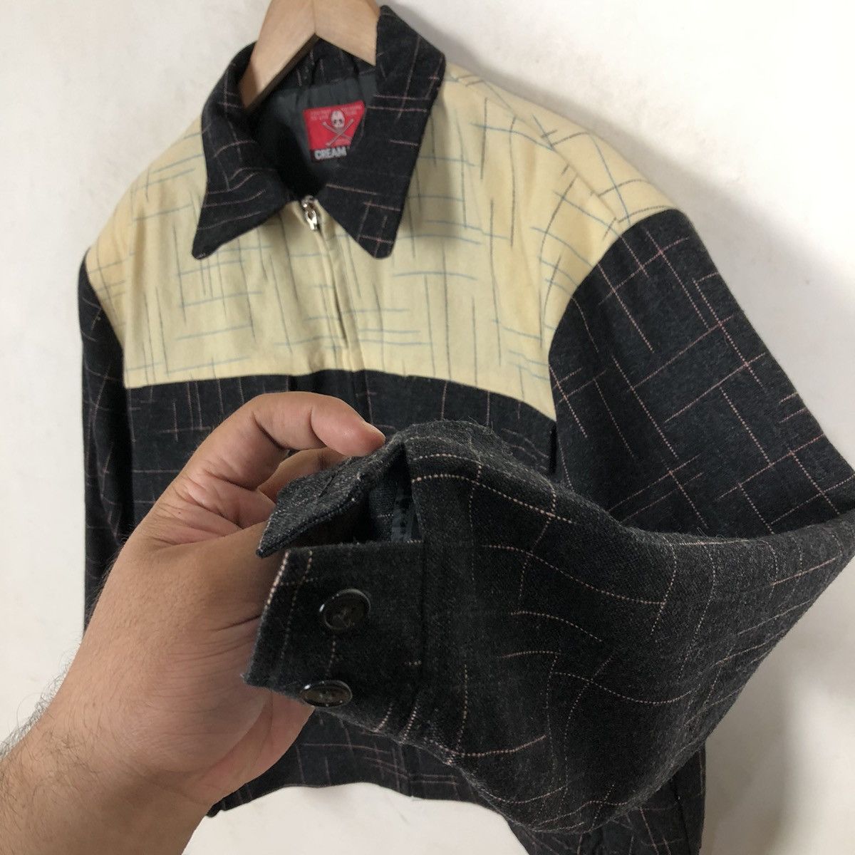 Japanese Brand VINTAGE ZIPPER JACKET CREAM SODA Size US M / EU 48-50 / 2 - 6 Thumbnail