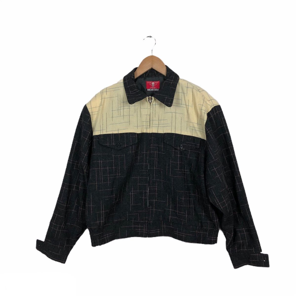 Japanese Brand VINTAGE ZIPPER JACKET CREAM SODA Size US M / EU 48-50 / 2 - 1 Thumbnail