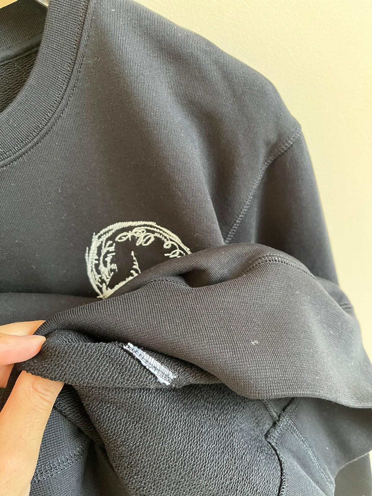 Alexander McQueen Skull Logo Crewneck in Black Size US M / EU 48-50 / 2 - 9 Thumbnail