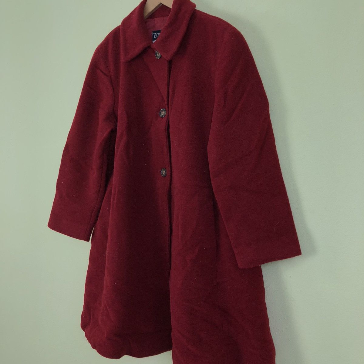 Designer Borgofiori Made in Italy Long Jacket-Red Size US M / EU 48-50 / 2 - 2 Thumbnail