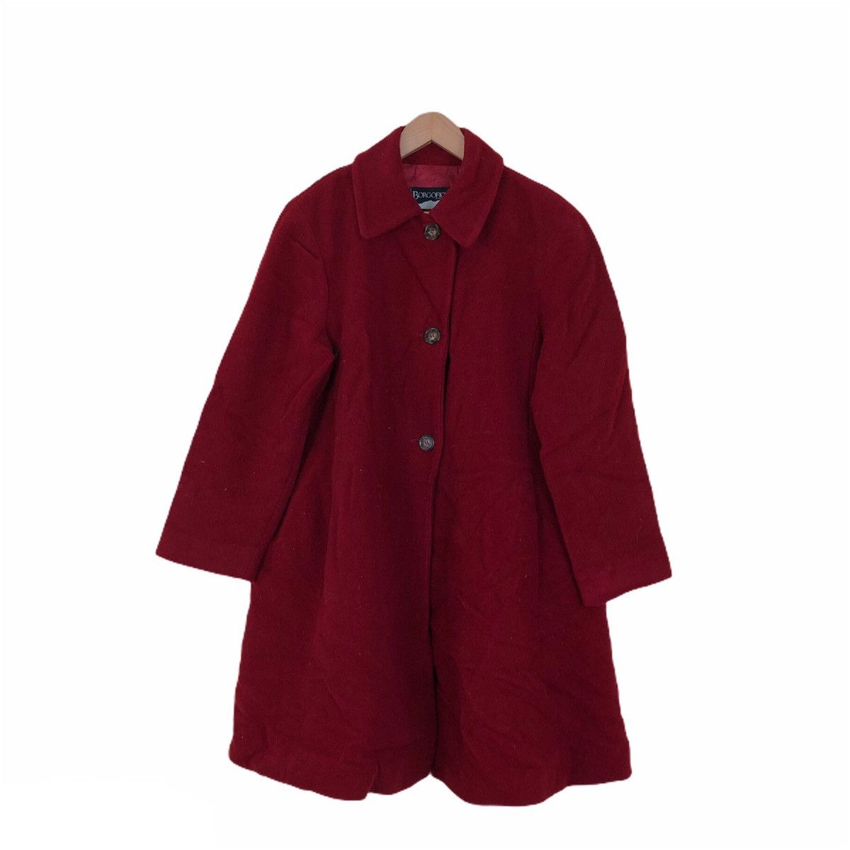 Designer Borgofiori Made in Italy Long Jacket-Red Size US M / EU 48-50 / 2 - 1 Thumbnail