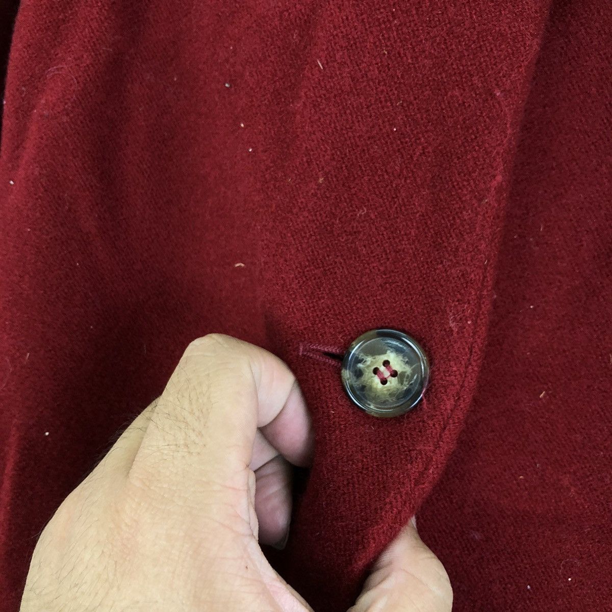 Designer Borgofiori Made in Italy Long Jacket-Red Size US M / EU 48-50 / 2 - 3 Thumbnail