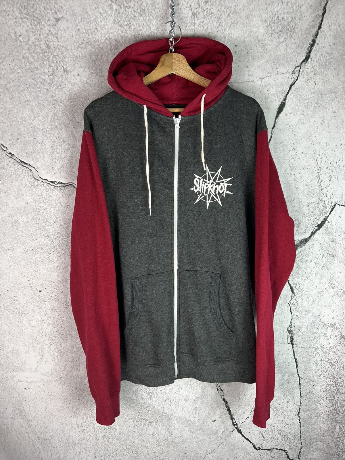 Band Tees Vintage Slipknot band zip Hoodie Size US XL / EU 56 / 4 - 2 Thumbnail
