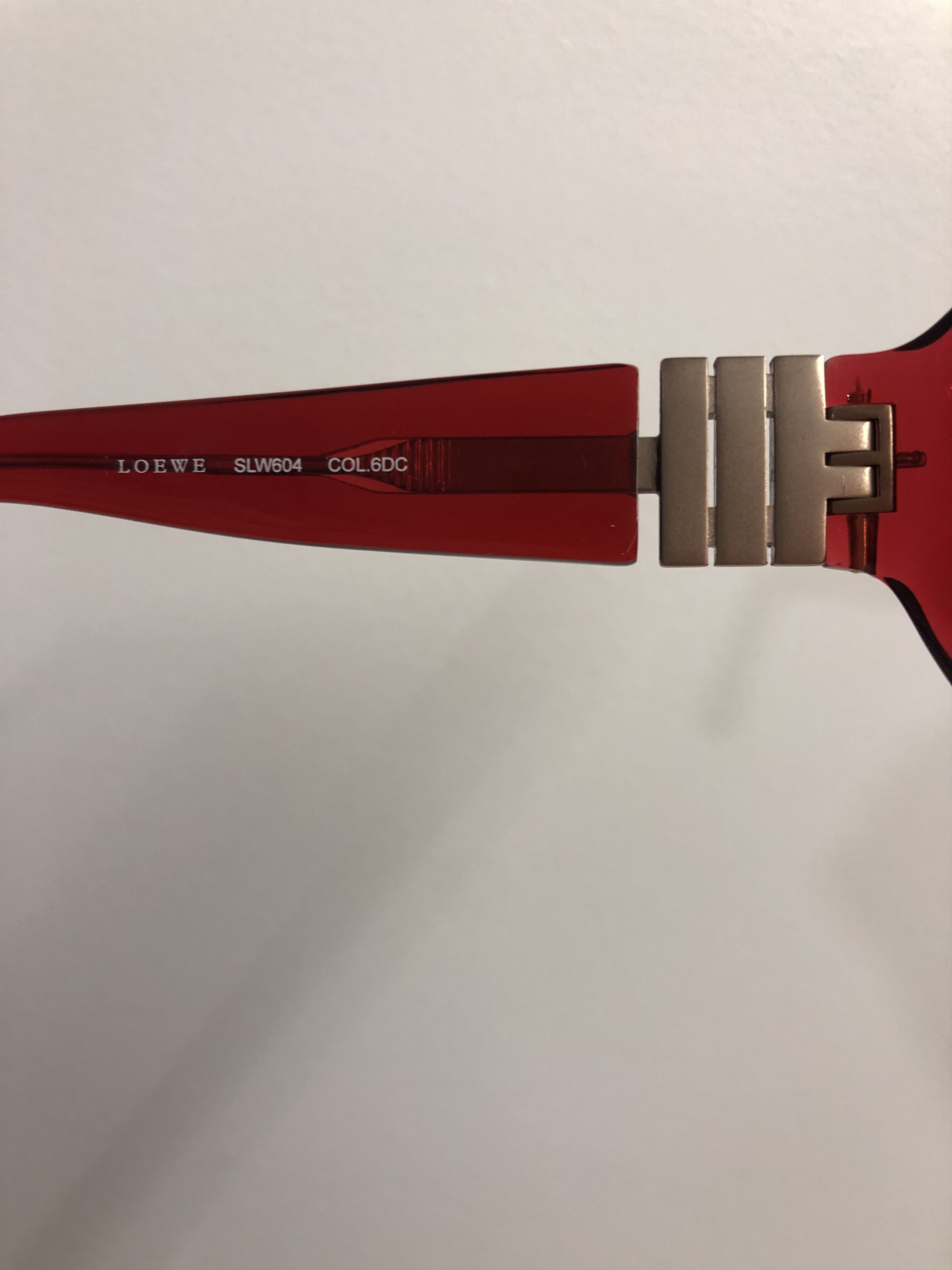 Loewe Red Sunglasses Size ONE SIZE - 6 Thumbnail