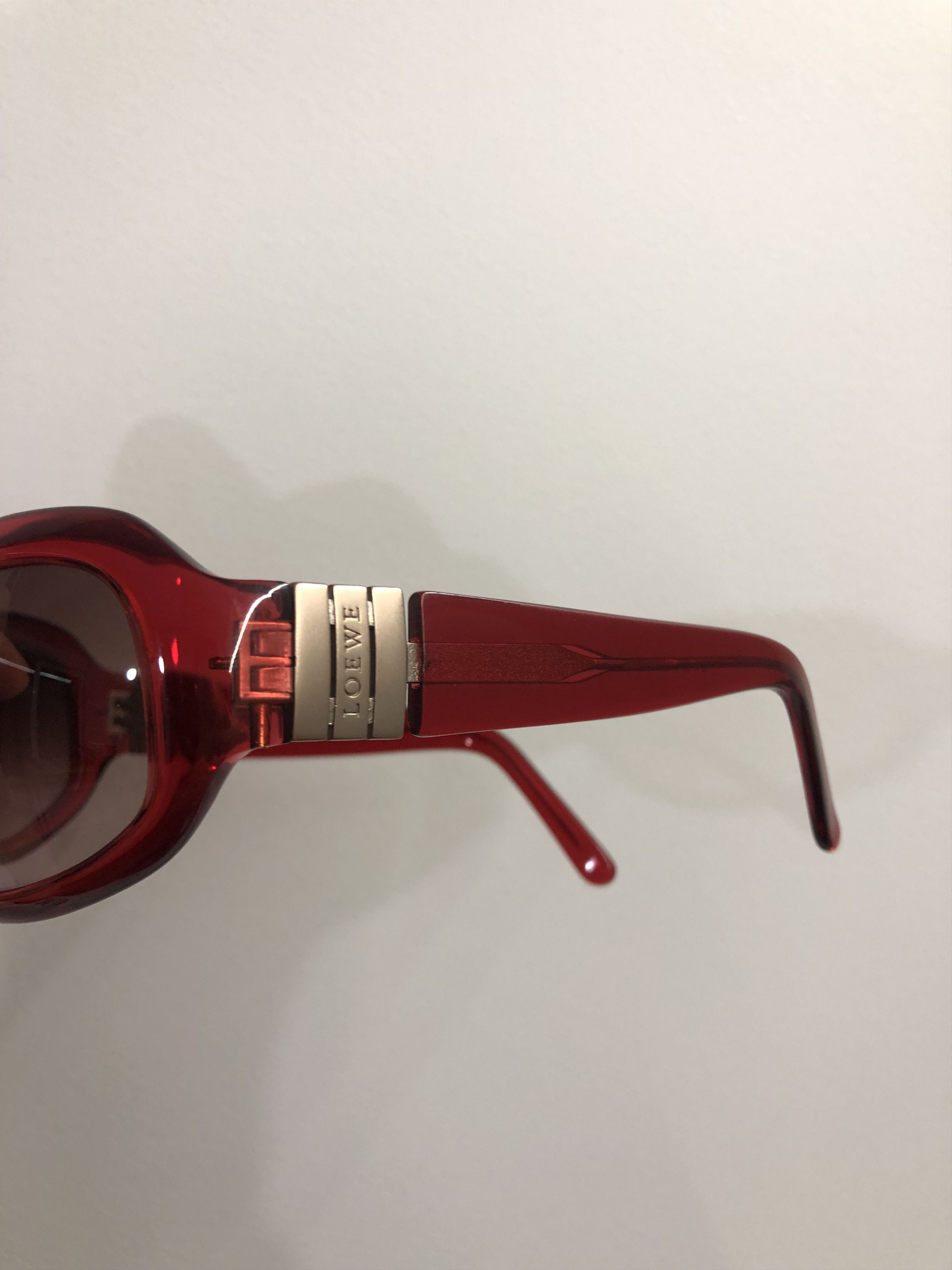 Loewe Red Sunglasses Size ONE SIZE - 4 Thumbnail