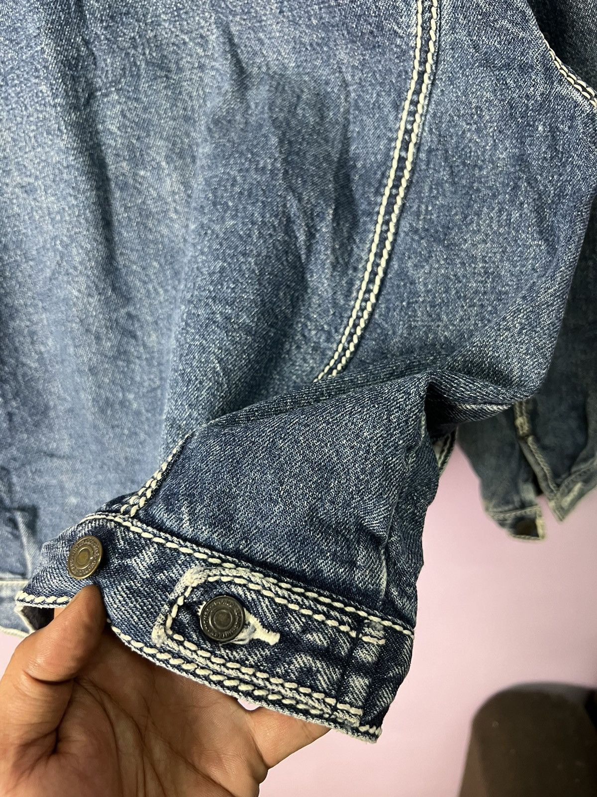 Japanese Brand 🔥Bobson MM-8 Denim Trucker Size US M / EU 48-50 / 2 - 12 Thumbnail