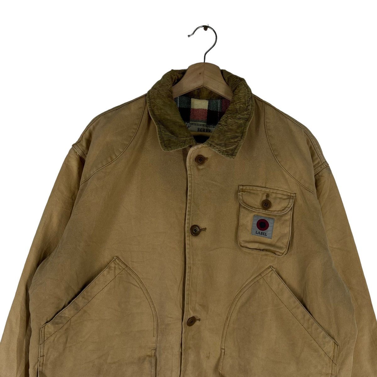 Japanese Brand VINTAGE SCENE JAPAN DETROIT CARGO JACKET TARTAN LINING Size US M / EU 48-50 / 2 - 2 Thumbnail