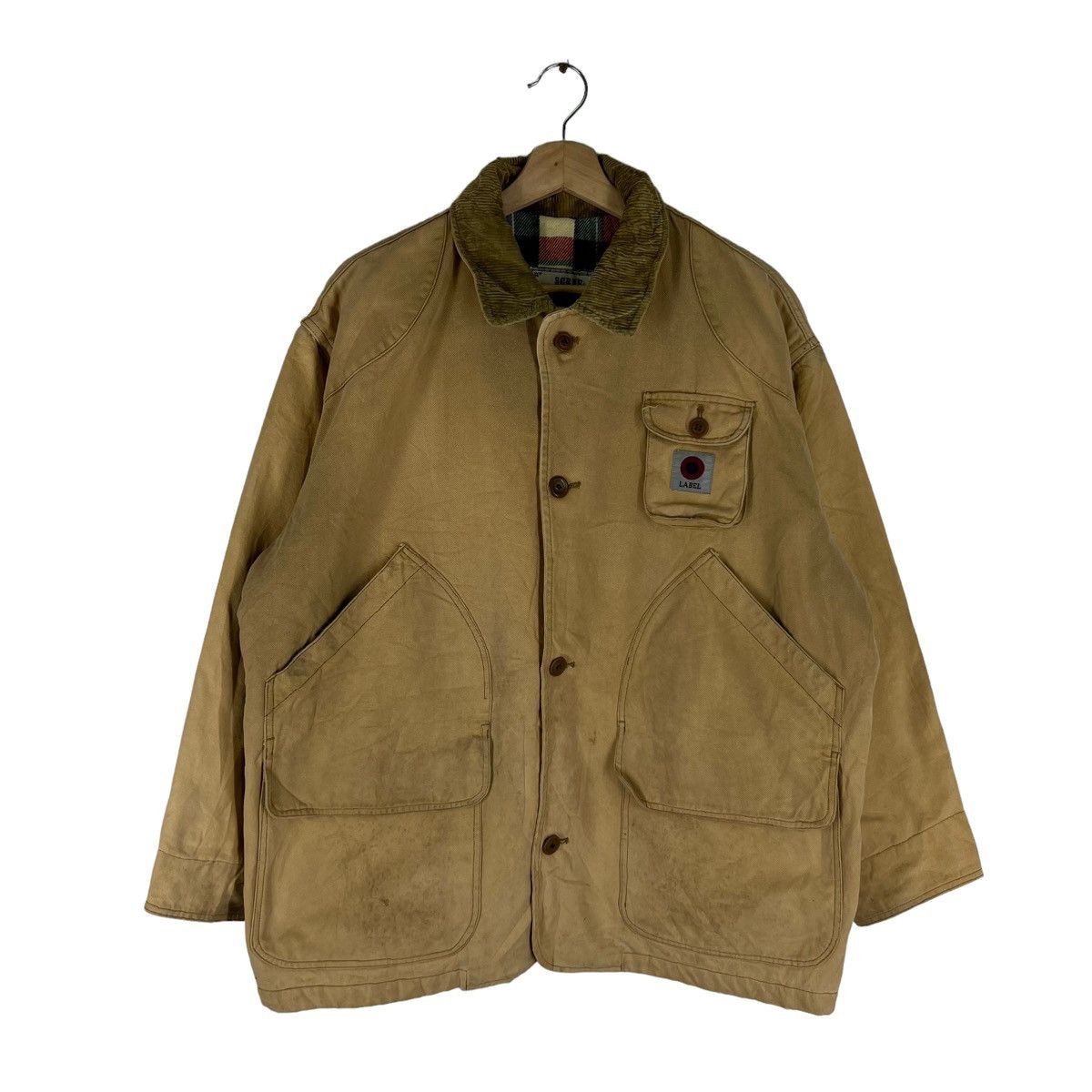Japanese Brand VINTAGE SCENE JAPAN DETROIT CARGO JACKET TARTAN LINING Size US M / EU 48-50 / 2 - 1 Thumbnail