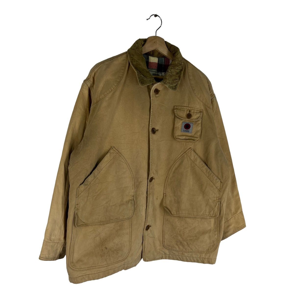 Japanese Brand VINTAGE SCENE JAPAN DETROIT CARGO JACKET TARTAN LINING Size US M / EU 48-50 / 2 - 5 Thumbnail