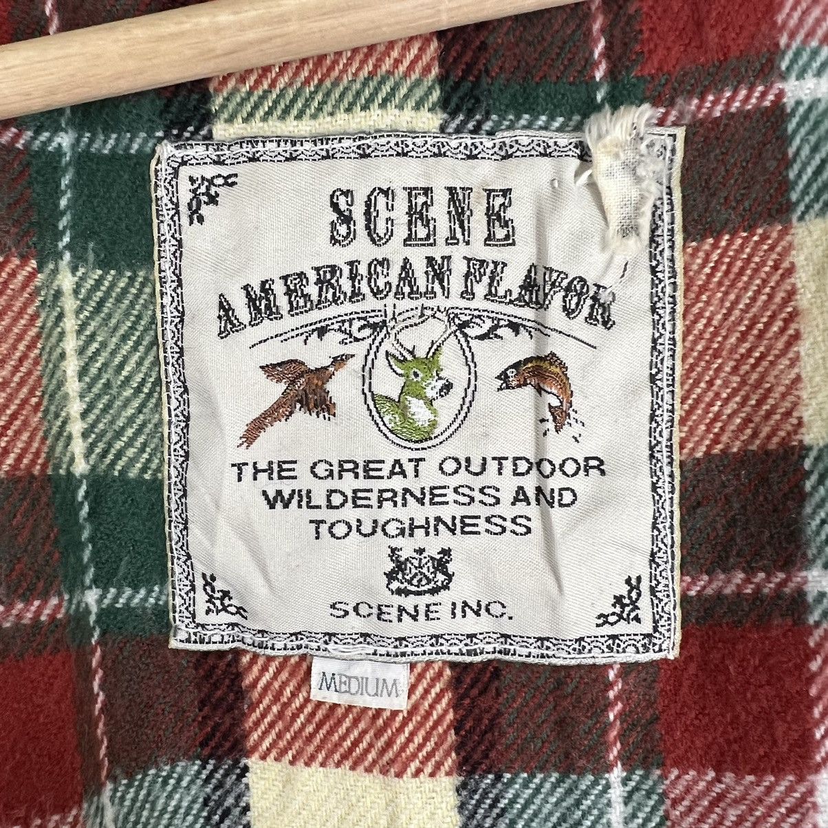 Japanese Brand VINTAGE SCENE JAPAN DETROIT CARGO JACKET TARTAN LINING Size US M / EU 48-50 / 2 - 13 Thumbnail