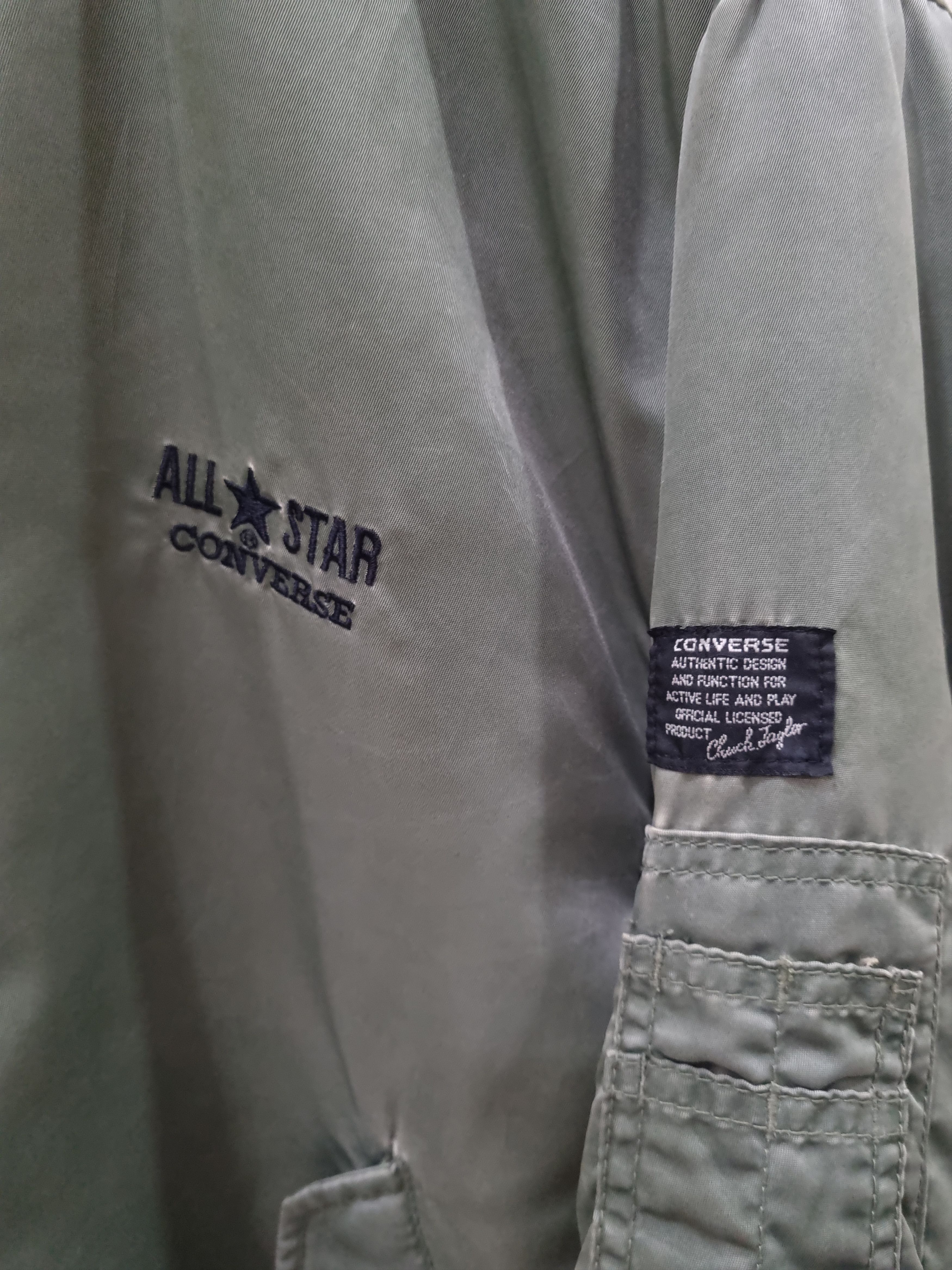 Converse × Vintage 🔥Best Price 🔥Vintage Converse All Star Jacket Size US L / EU 52-54 / 3 - 8 Thumbnail