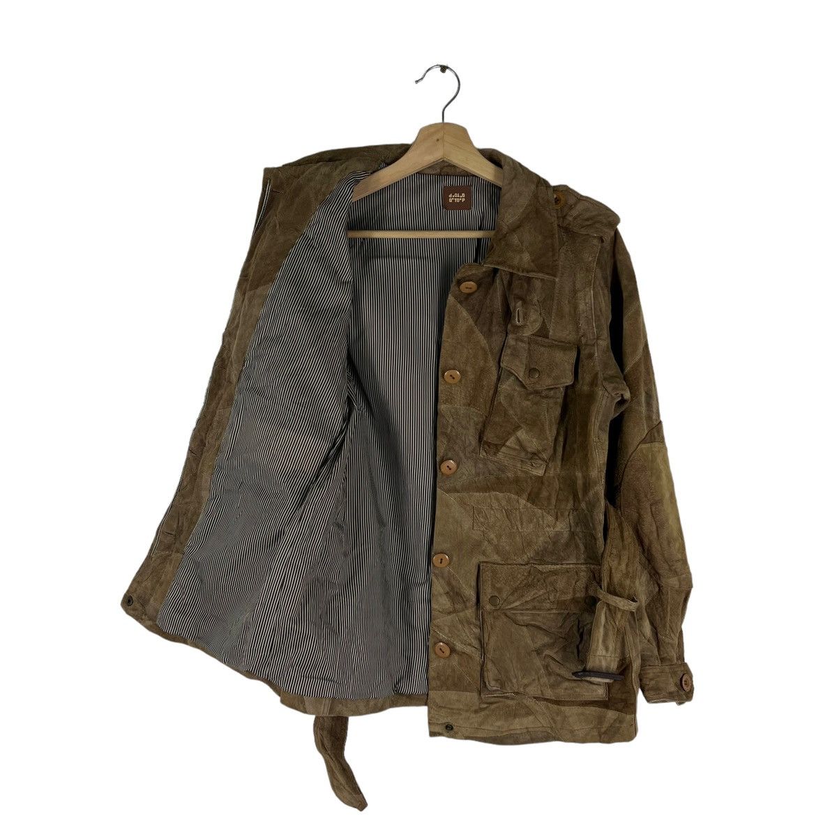 Vintage VINTAGE LEATHER JACKET PARACHUTE BIKER PATCH WORK DESIGN Size US M / EU 48-50 / 2 - 11 Thumbnail