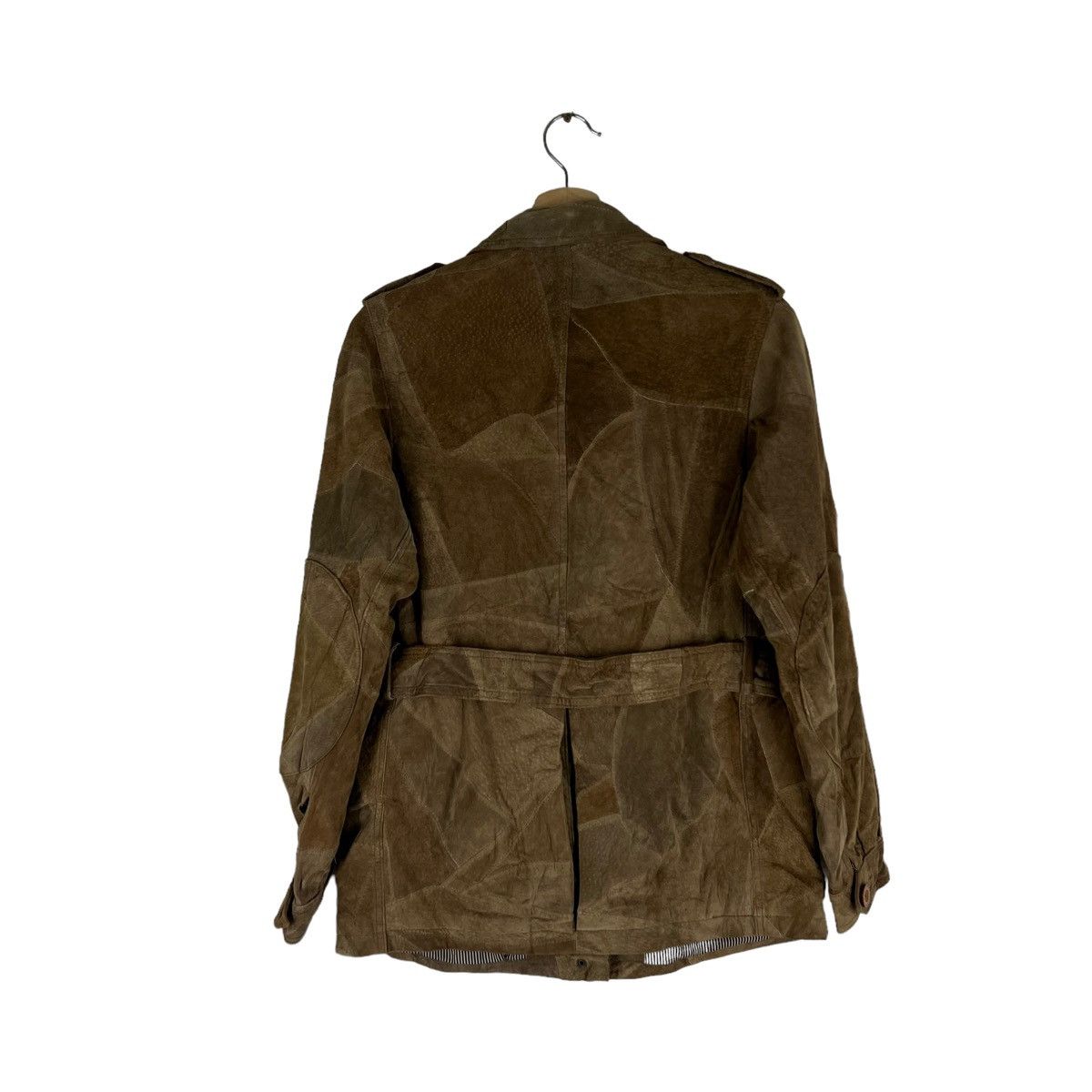 Vintage VINTAGE LEATHER JACKET PARACHUTE BIKER PATCH WORK DESIGN Size US M / EU 48-50 / 2 - 9 Thumbnail