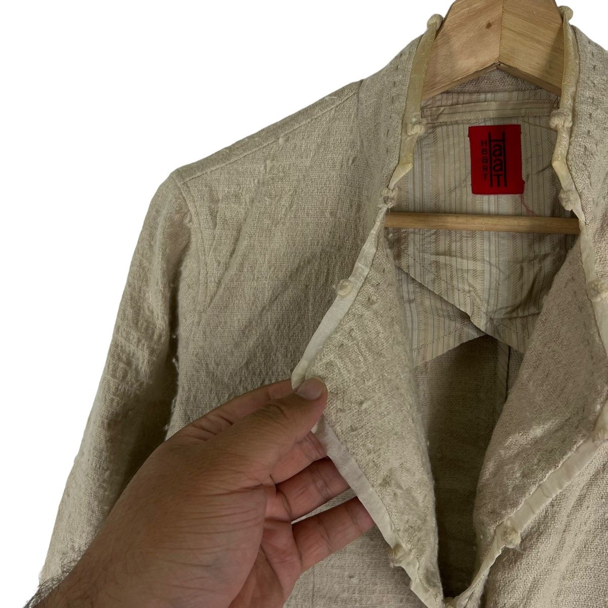 Issey Miyake VINTAGE HIKORY CHORE JACKET HEART HAAT ISSEY MIYAKE JAPAN Size US M / EU 48-50 / 2 - 7 Thumbnail