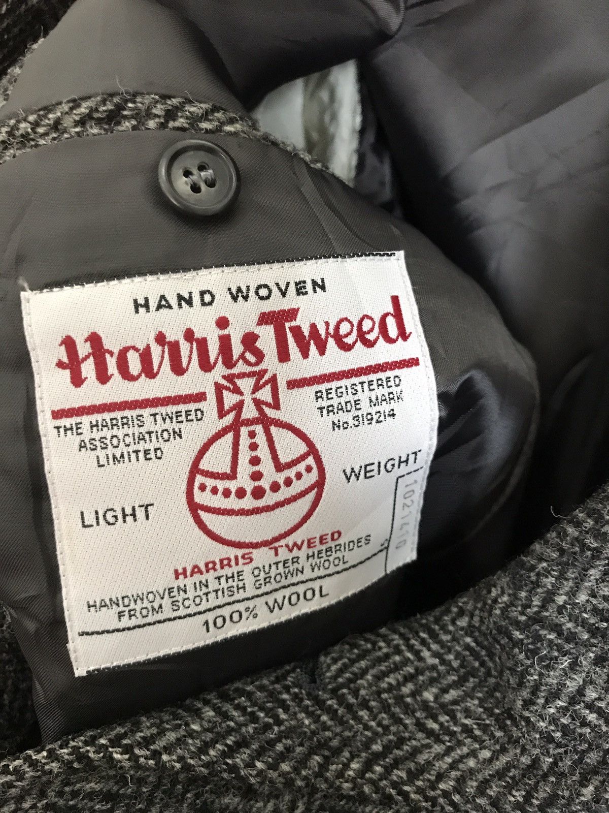 Harris Tweed Harris Tweed Trad Collection By New Yorker Wool Coat Jacket Size 38L - 4 Thumbnail
