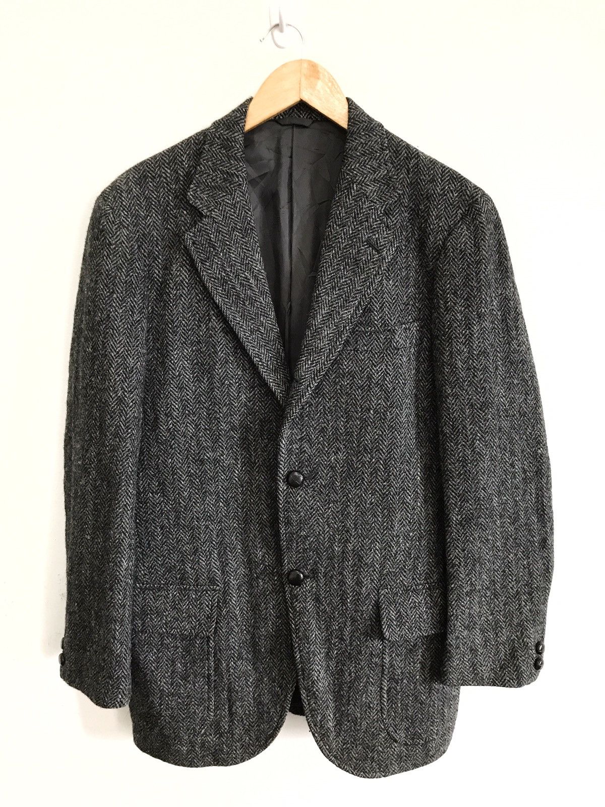 Harris Tweed Harris Tweed Trad Collection By New Yorker Wool Coat Jacket Size 38L - 1 Thumbnail